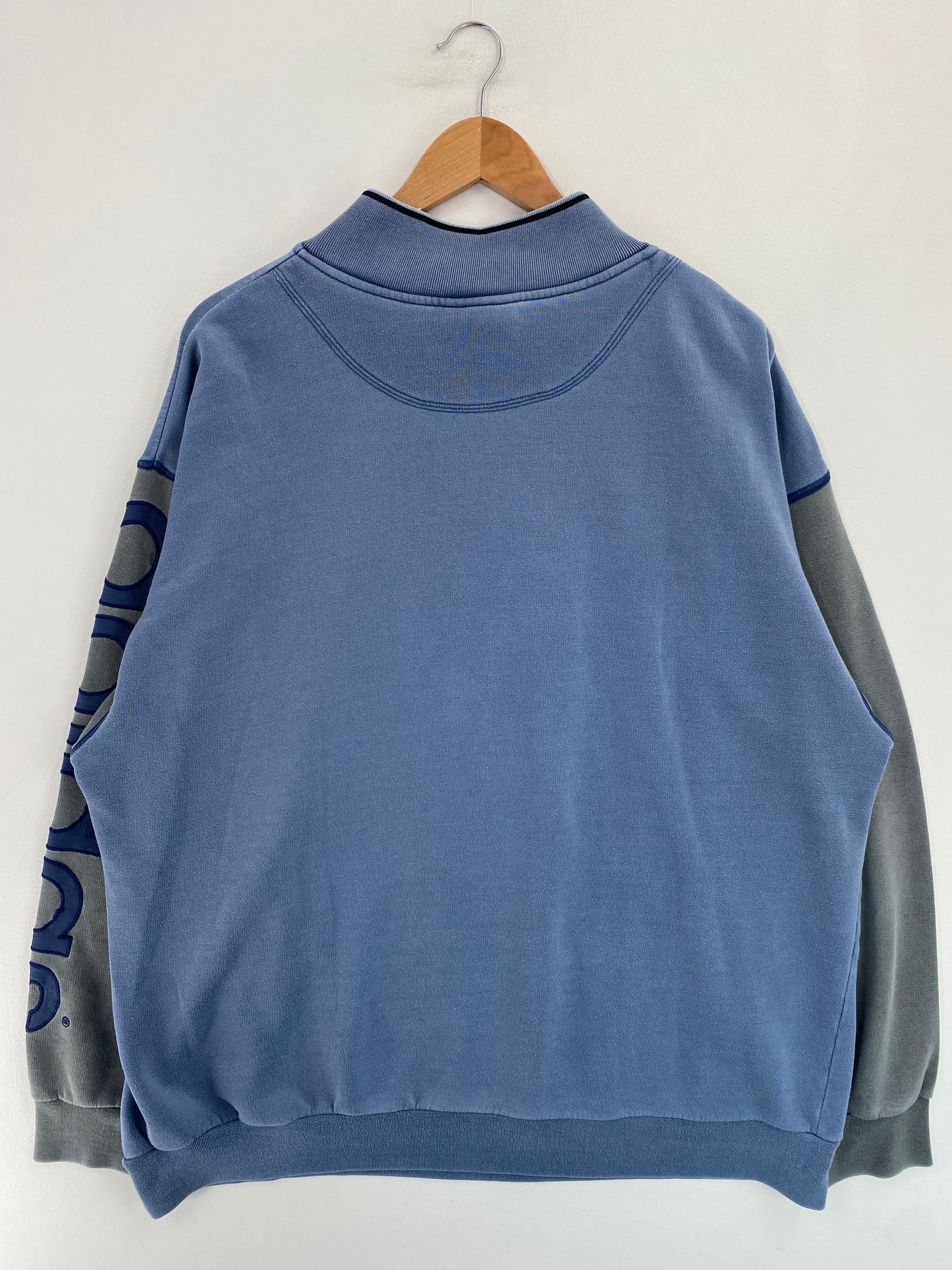 90’s ADIDAS Size L Vintage Half-zip Sweat-shirt / G5140S