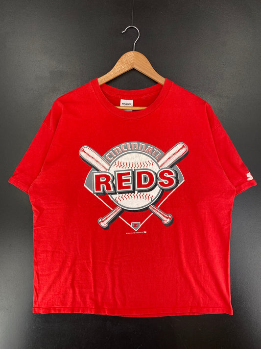 1989 STARTER x CINCINNATI REDS Made in USA Size XL Vintage MLB T-Shirt / G7312T