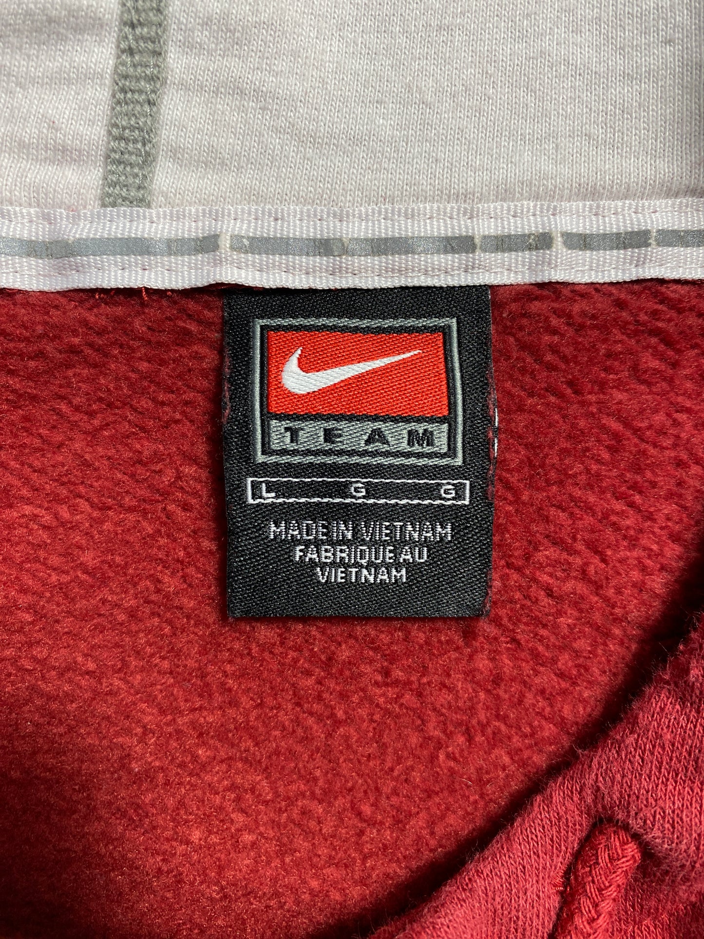 00' NIKE x OKLAHOMA Size L Vintage College Hoodie Sweat-Shirt / G1734S