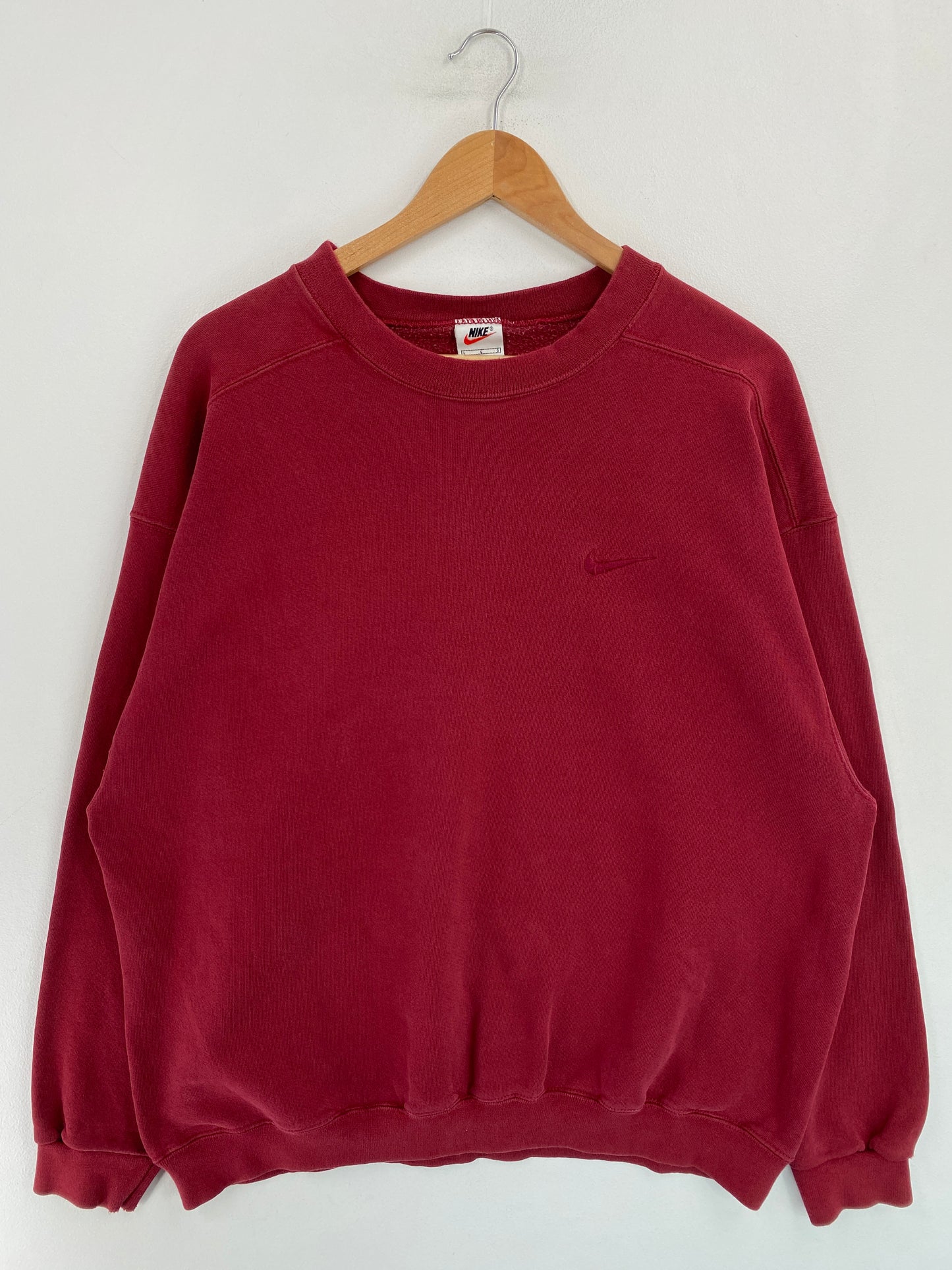 90’s NIKE MINI SWOOSH Made in USA Size L Vintage Sweat-shirt / G5160S