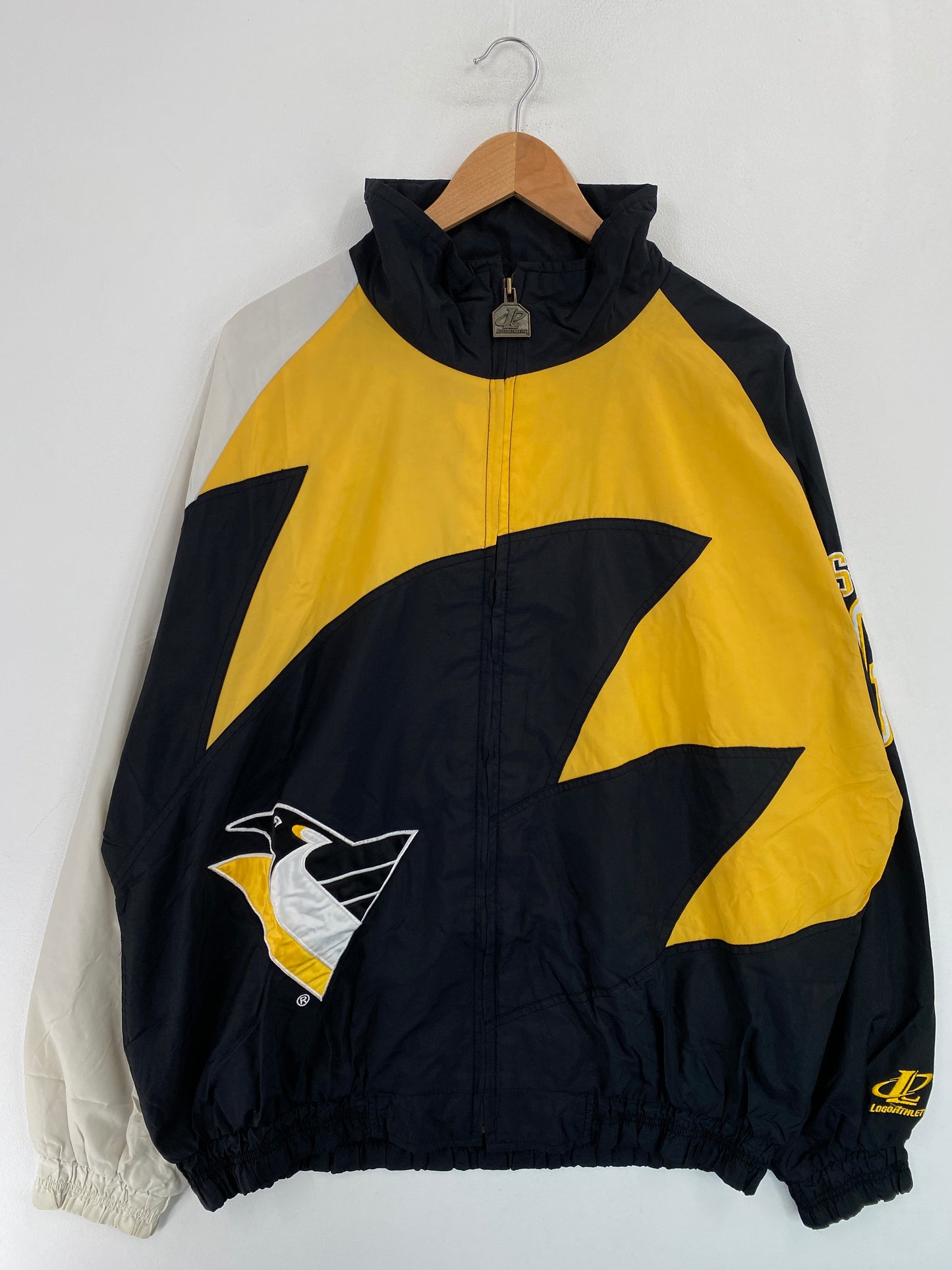 90's PITTSBURGH PENGUINS Size XL Vintage NHL Nylon Jacket / G5168N