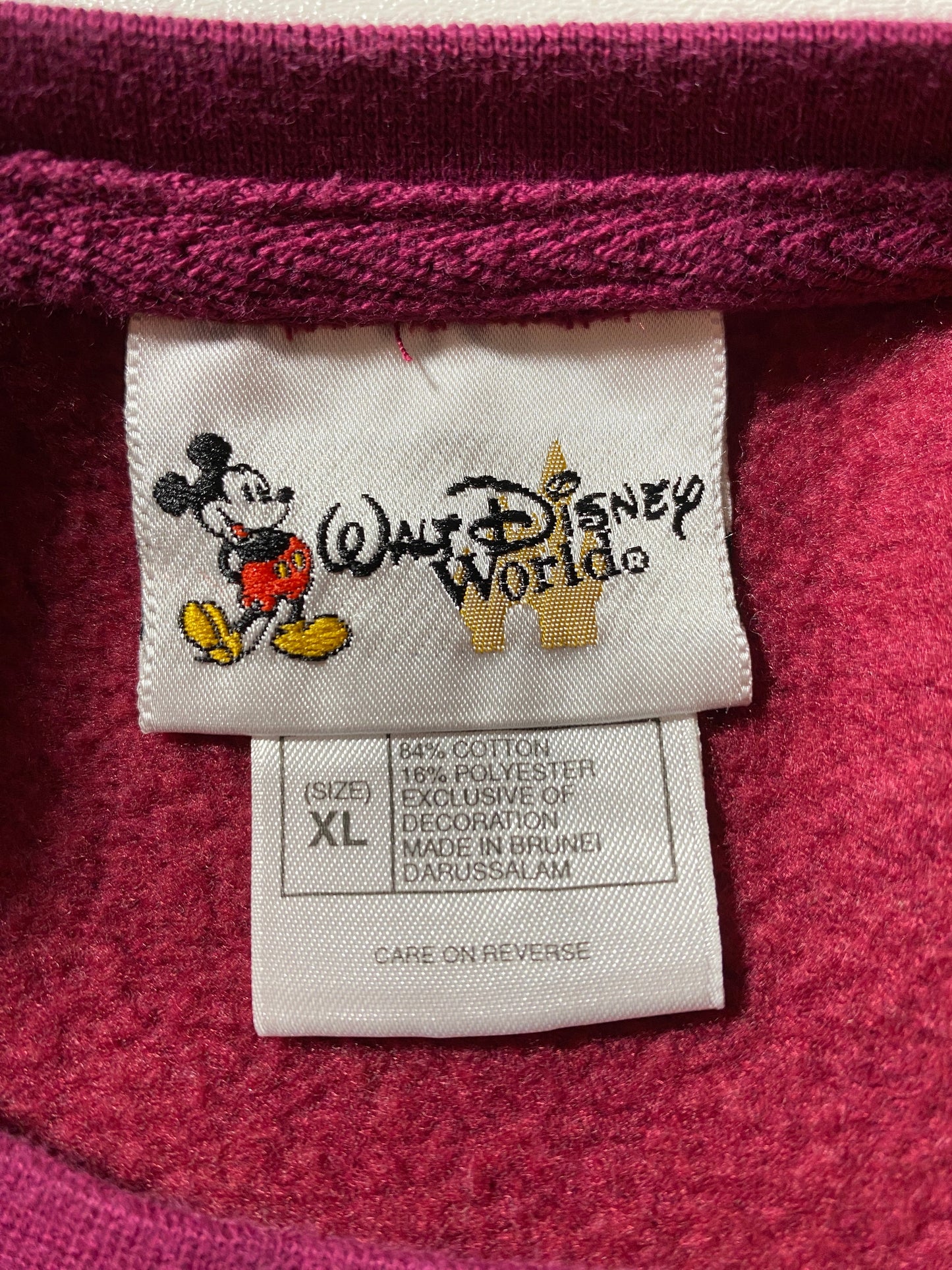 00' Disney MICKEY & MINNEY Size XL Vintage Sweat-shirt / G4865S