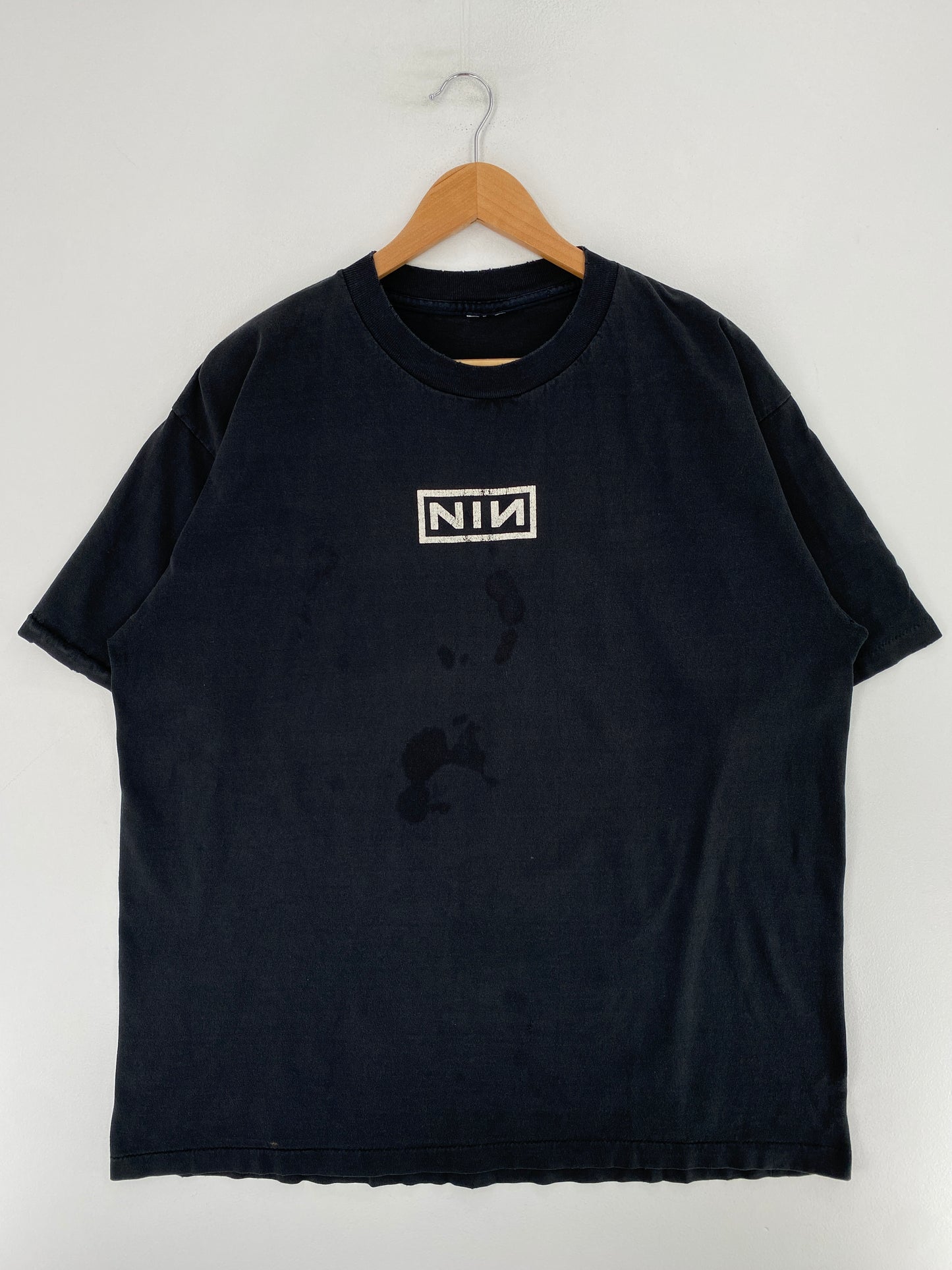 90’s NINE INCH NAILS Size No Tag (Approx. XL) Music T-Shirts / G1187T
