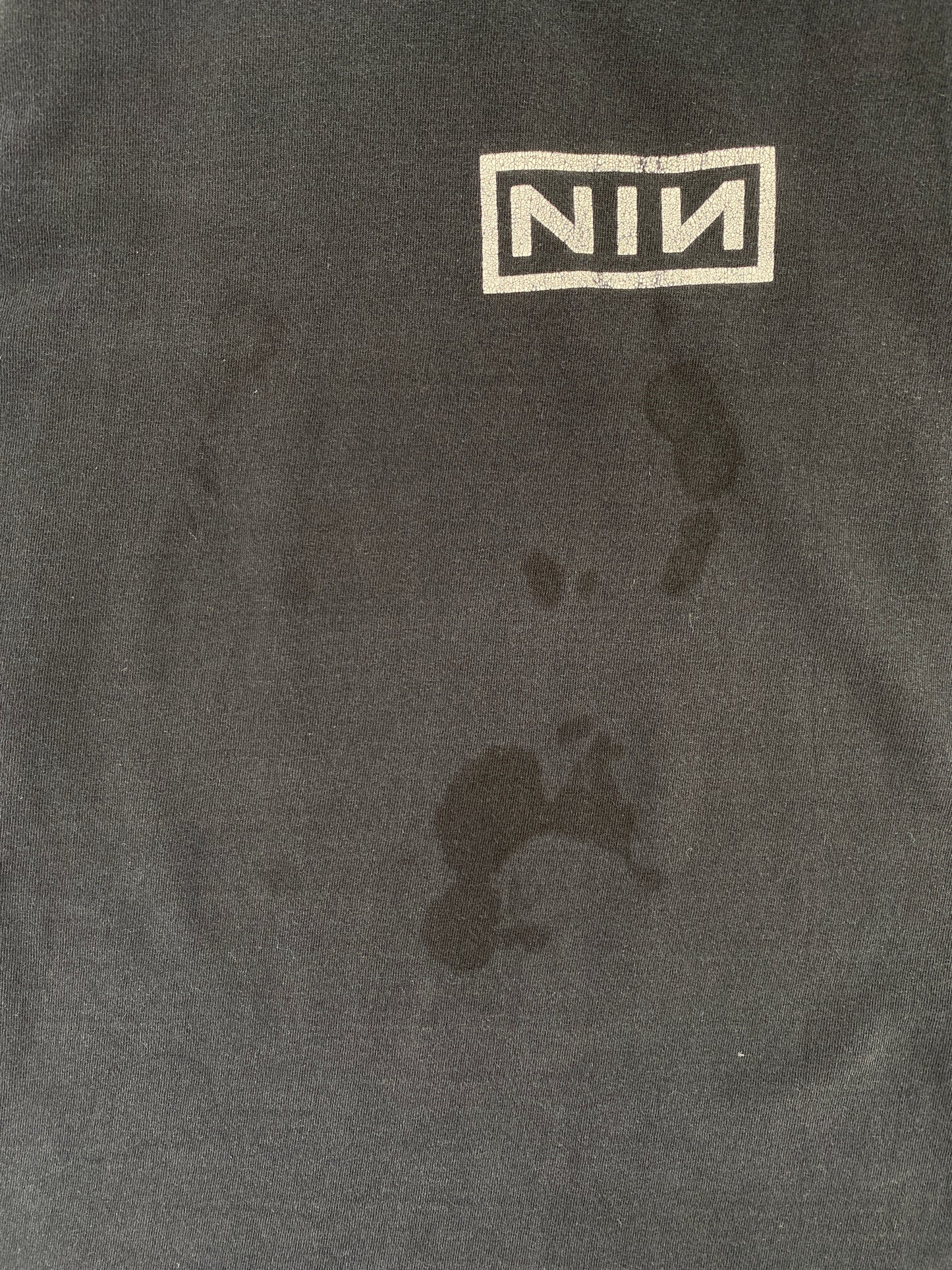 90’s NINE INCH NAILS Size No Tag (Approx. XL) Music T-Shirts / G1187T