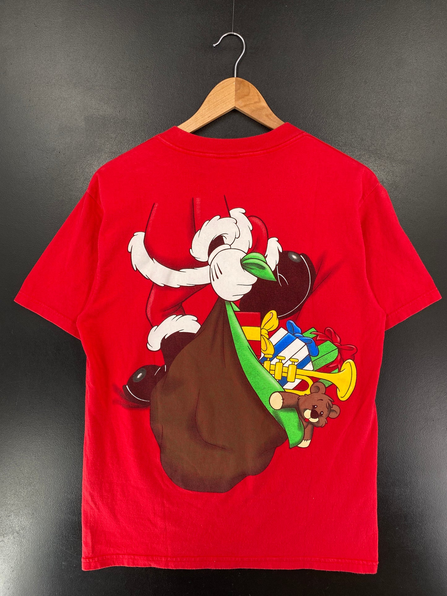 90's DISNEY MICKEY CHRISTMAS Made in USA Size M Vintage T-Shirt / G5192T