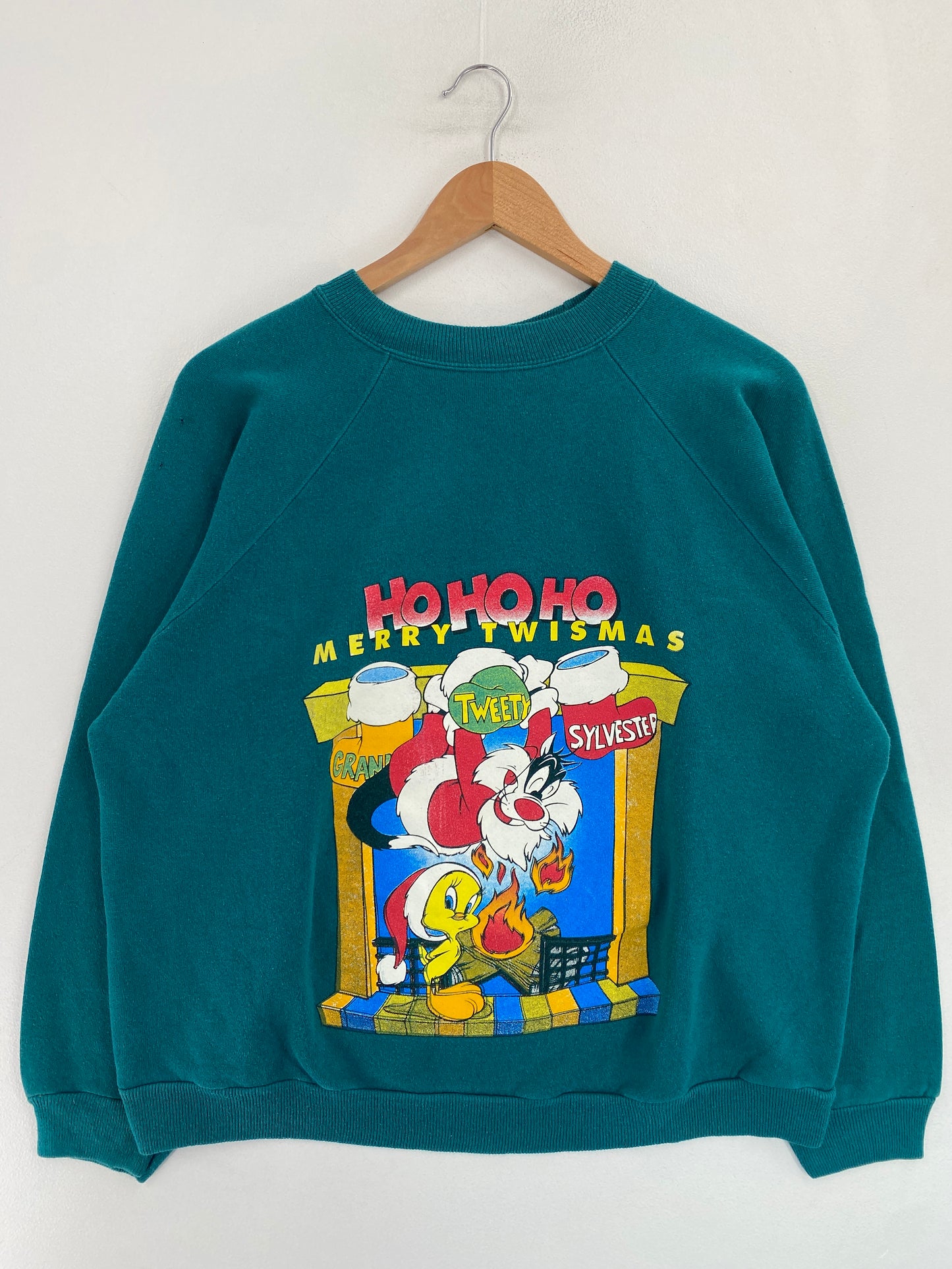 Vintage LOONY TUNES CHRISTMAS Size L Sweat-shirt / G5200S