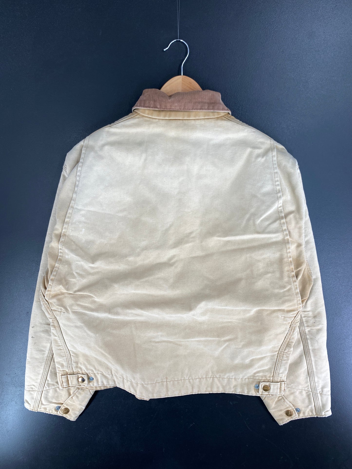 Vintage CARHARTT Size No Tag (Approx.L) Zip-Up Duck Jacket / F5287J