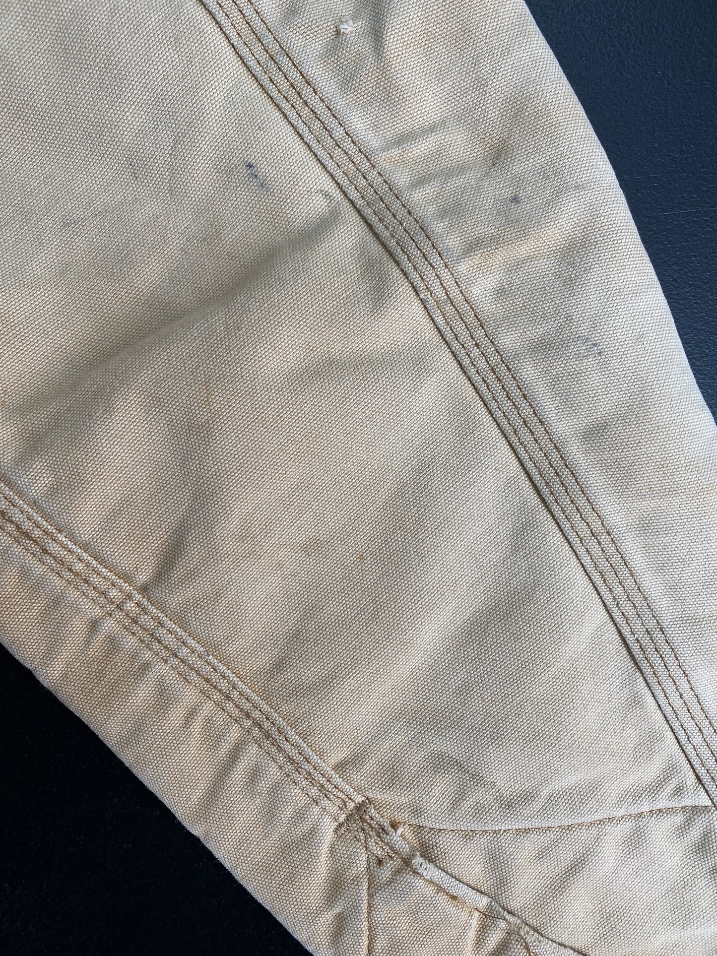 Vintage CARHARTT Size No Tag (Approx.L) Zip-Up Duck Jacket / F5287J