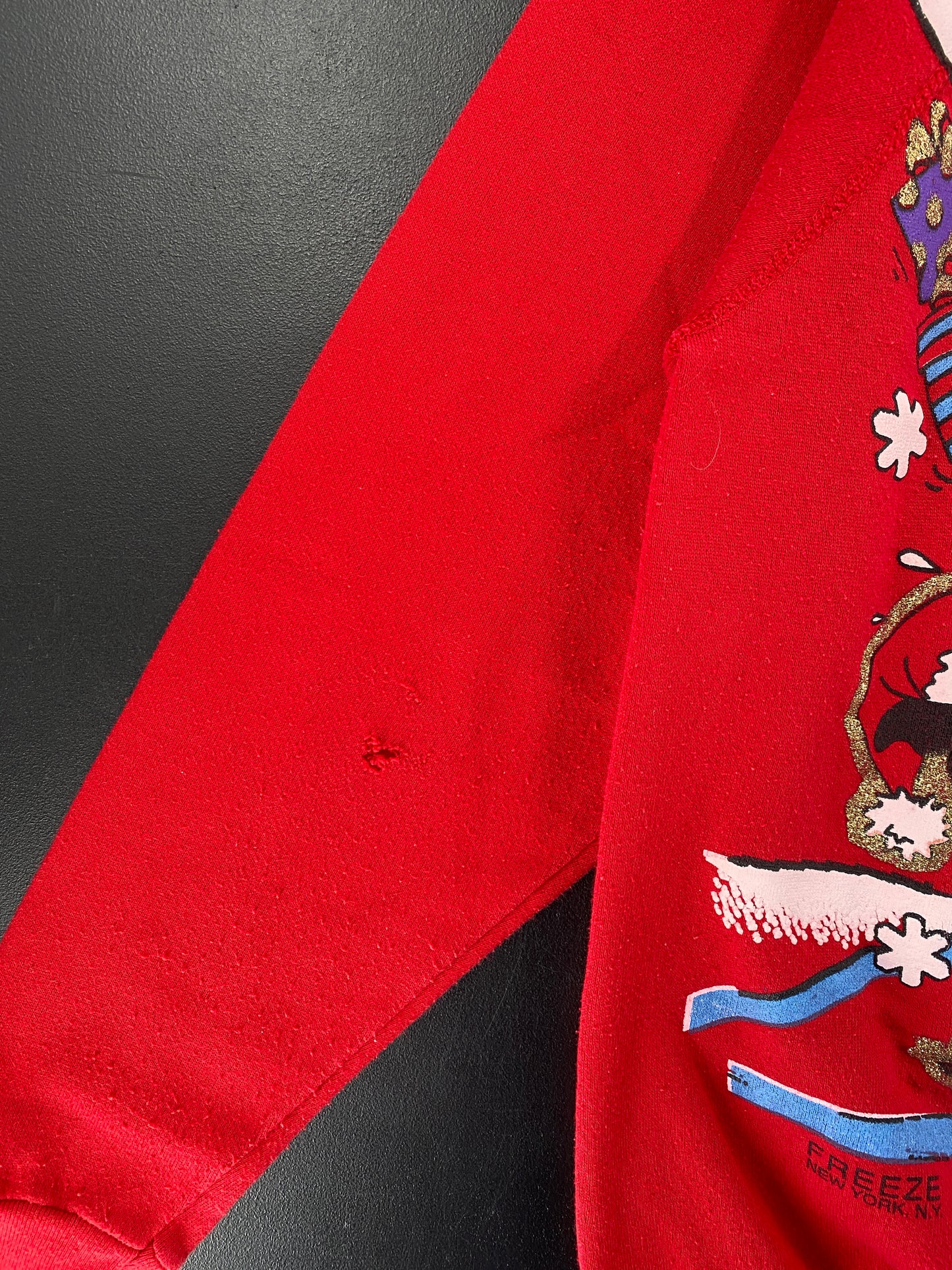 1994 BETTY BOOP CHRISTMAS Made in USA Size L Vintage Sweat-shirt / G5211S