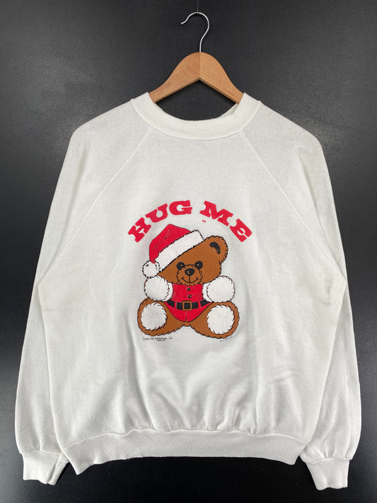 1989 HUG ME Made in USA Size XL Vintage Sweat-Shirt / G5216S