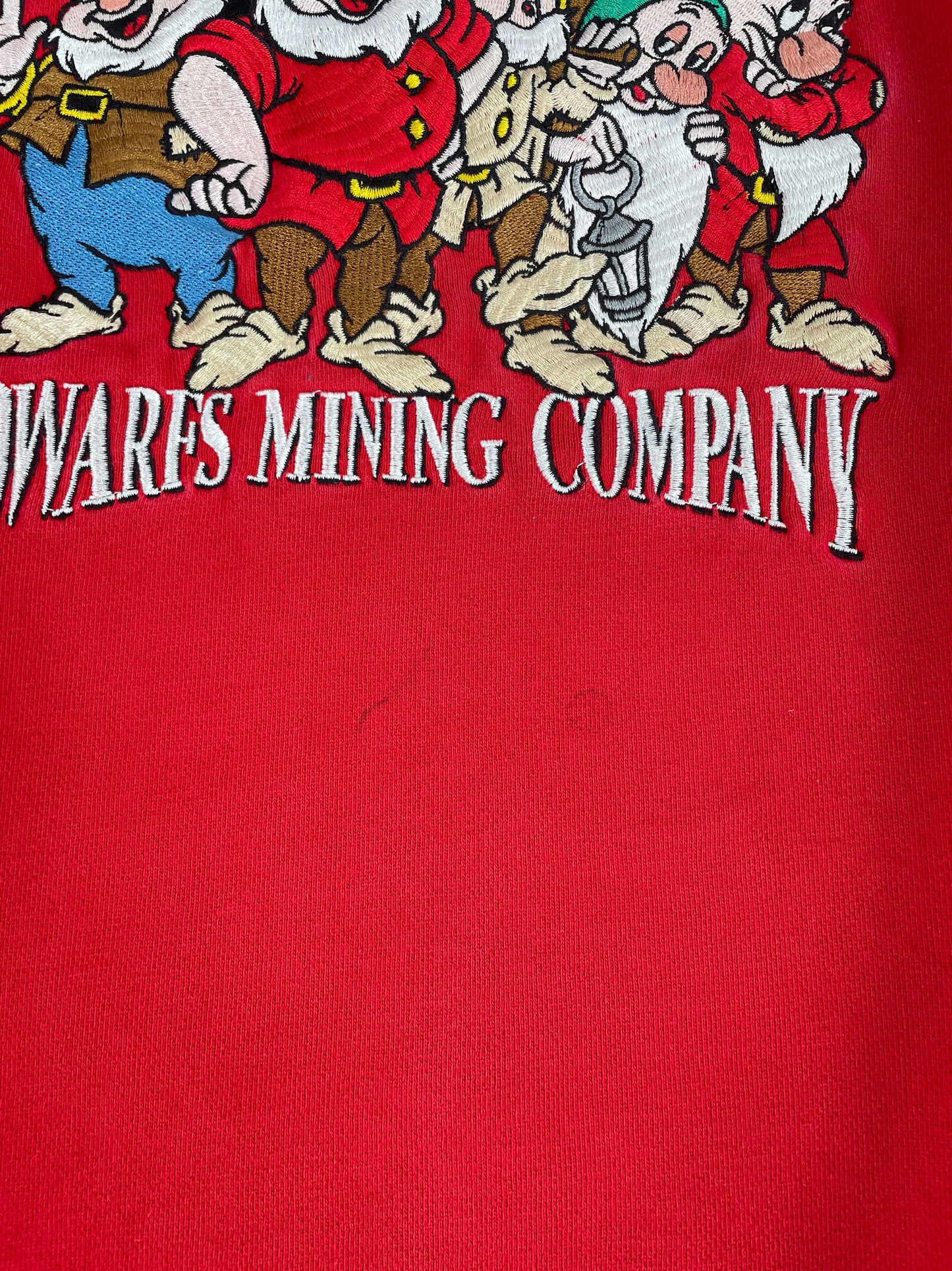 90’s DISNEY DWARFS Size L Vintage Sweat-shirt / F7518S