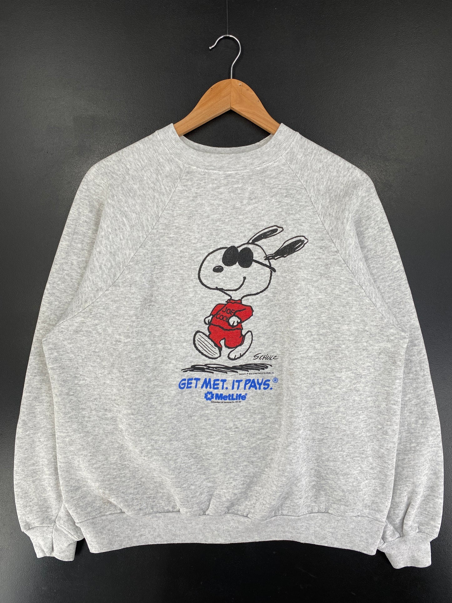 Early 90’s SNOOPY Size XL Sweat-Shirt / G4656S
