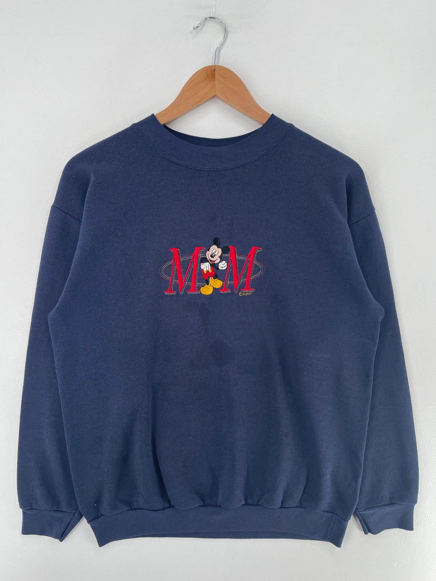 90's DISNEY MICKEY Made in USA Size Ladies M Vintage Sweat-shirt / G4334S
