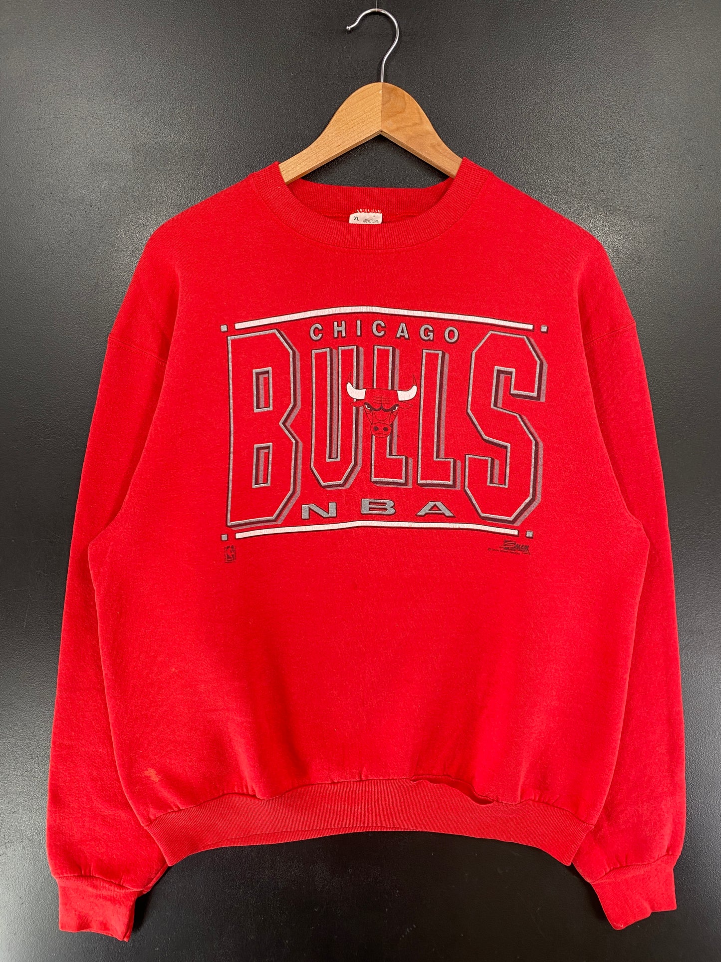 90’s CHICAGO BULLS Made in USA Size XL Vintage NBA Sweat-shirt / G5256S