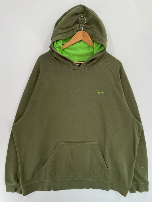 00’ NIKE MINI SWOOSH Size XXL Vintage Hoodie Sweat-shirt / G5261S
