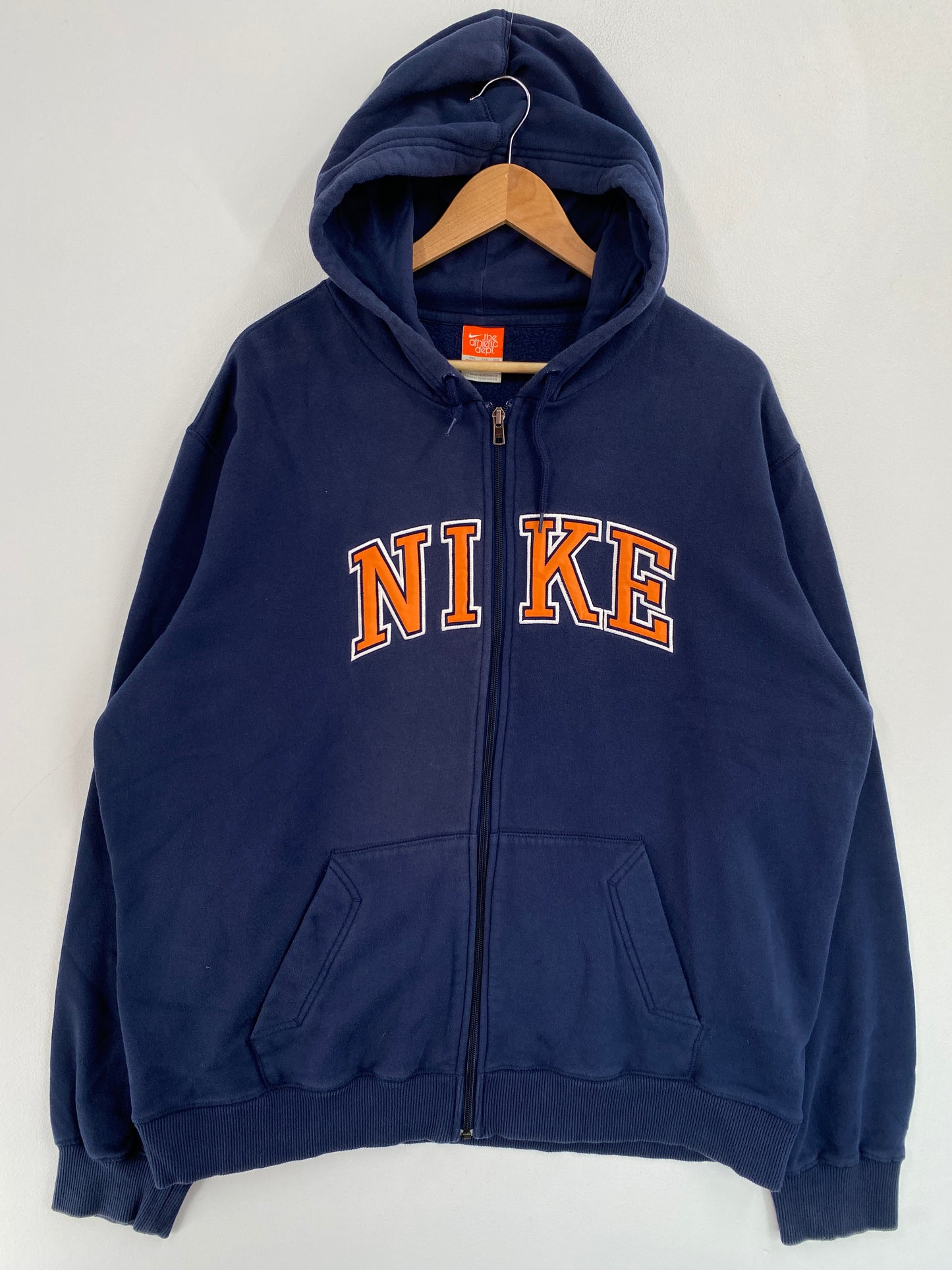 Vintage NIKE Size XXL Vintage Zip Up Hoodie Sweat-Shirt / G5270S