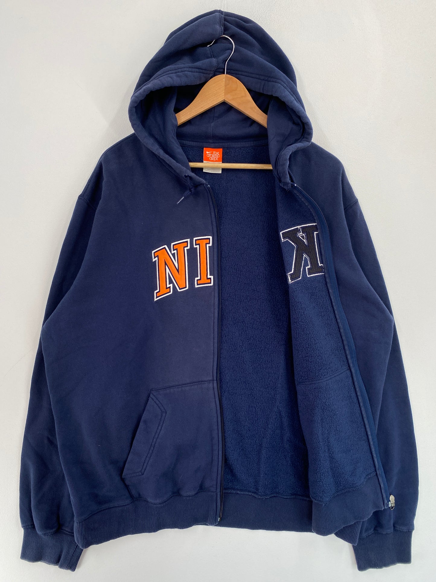 Vintage NIKE Size XXL Vintage Zip Up Hoodie Sweat-Shirt / G5270S