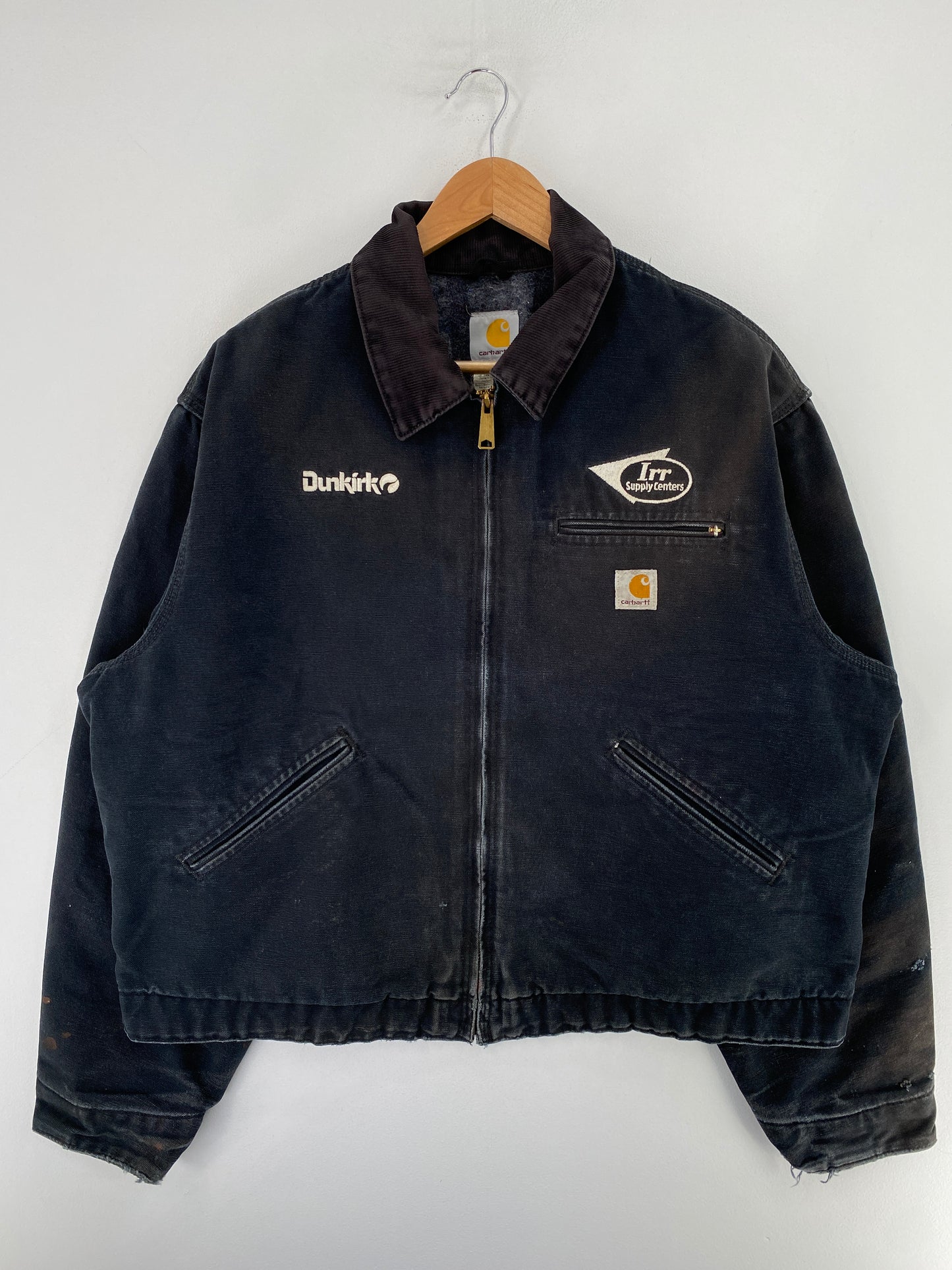 .Vintage CARHARTT DETROIT Size XL Duck Jacket / G1347J