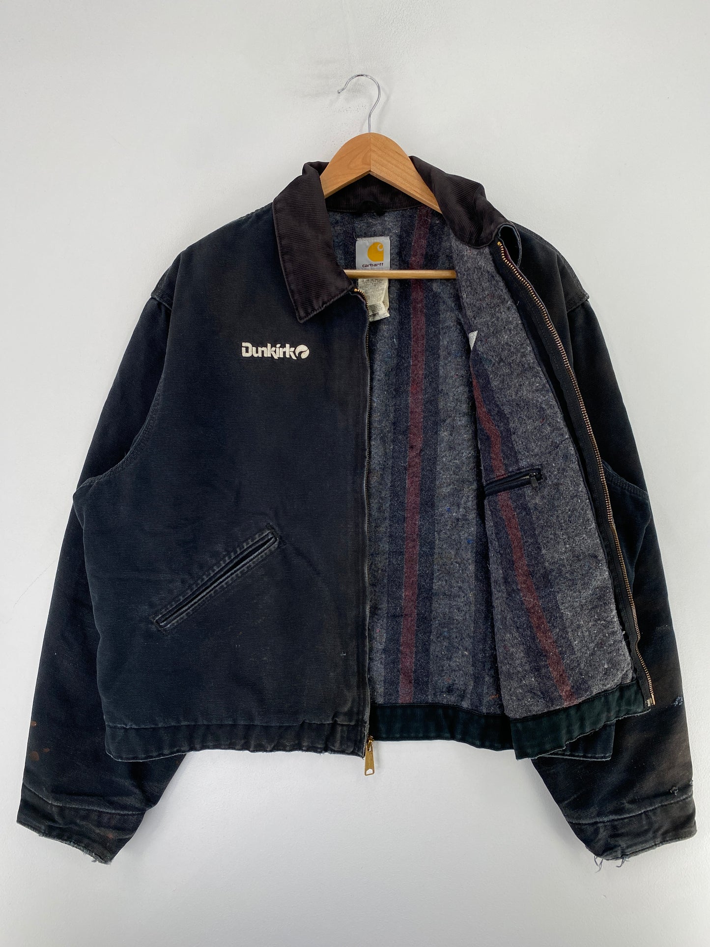 .Vintage CARHARTT DETROIT Size XL Duck Jacket / G1347J