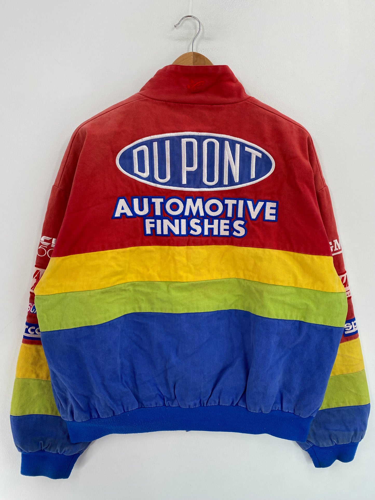 Vintage NASCAR DU PONT Size L Racing Jacket / G5275J
