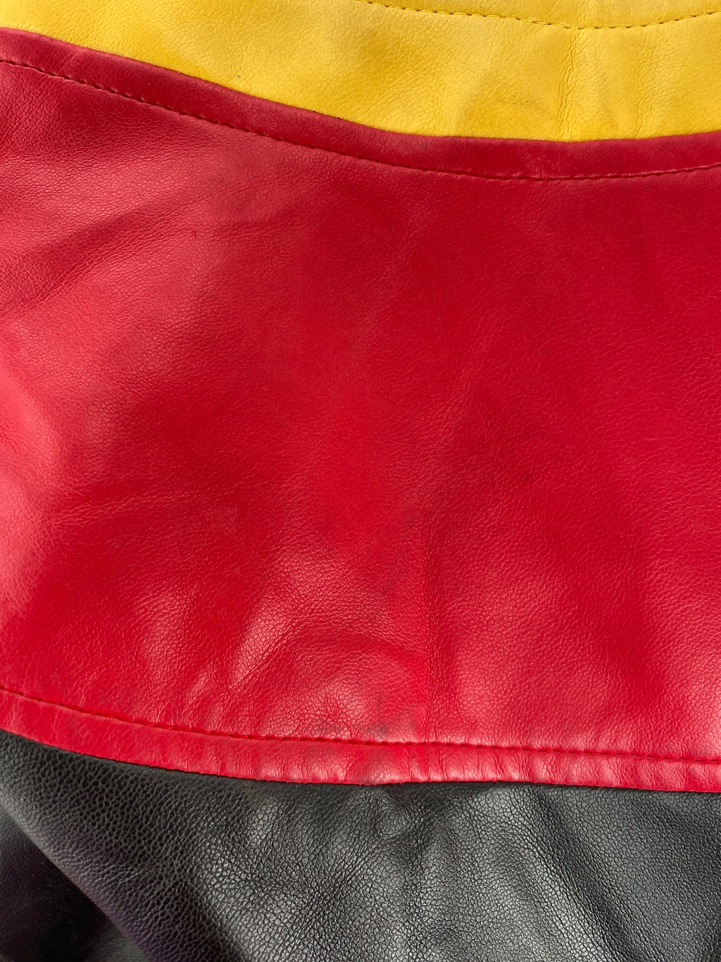 Vintage MARINES Size M Faux Leather Jacket / G4904J