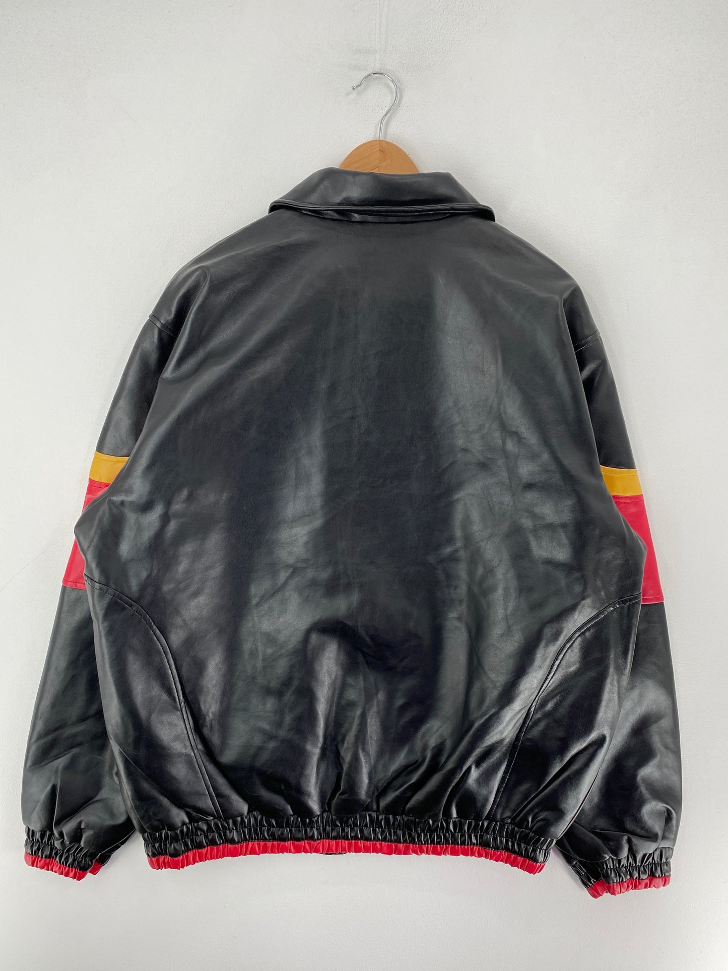 Vintage MARINES Size M Faux Leather Jacket / G4904J