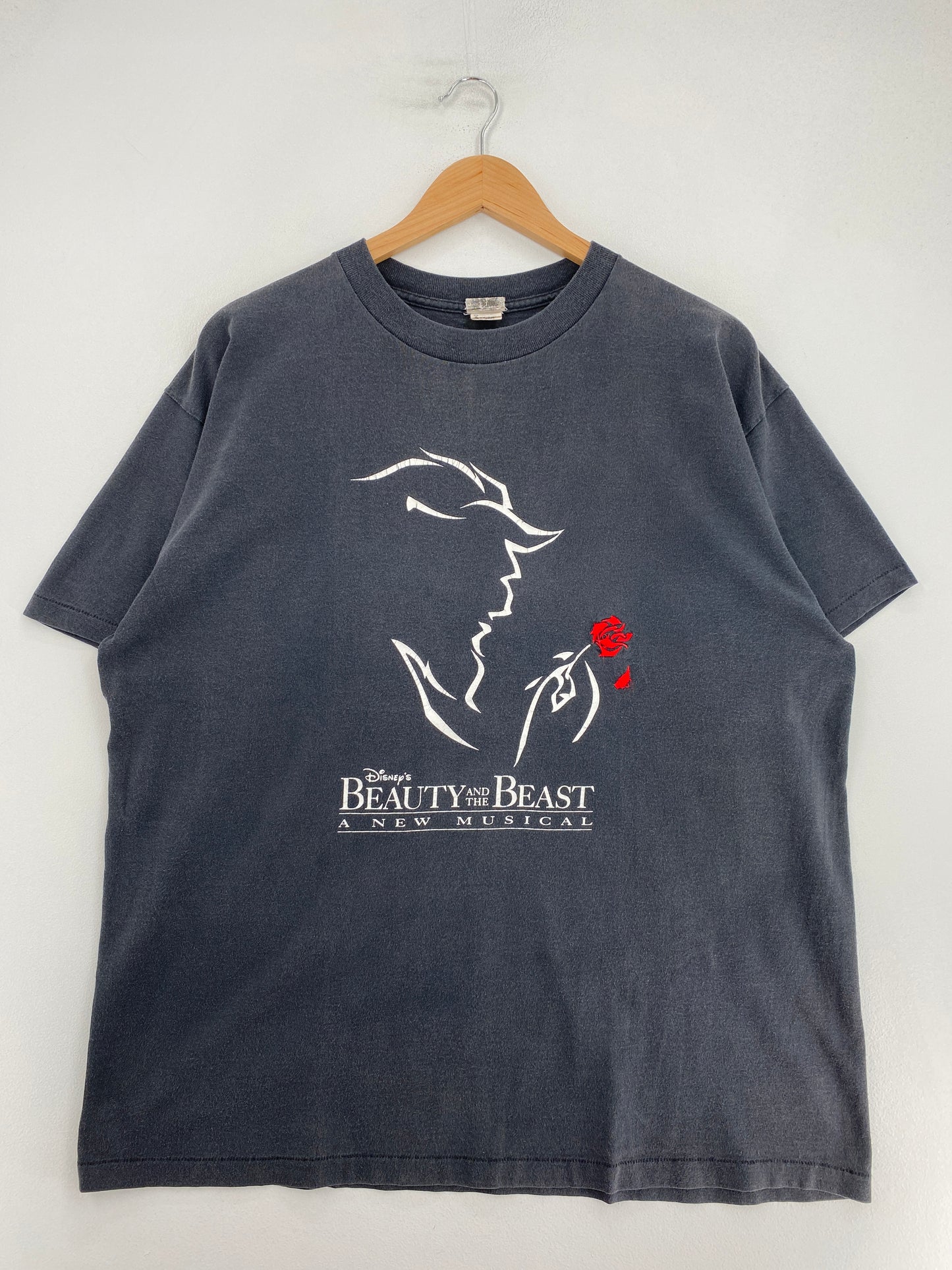 Vintage DISNEY BEAUTY AND BEAST Made in USA Size XL T-Shirt / G1937T