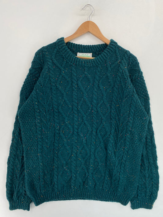 Vintage FISHERMAN Size Approx.L Knit Sweater / G5294K