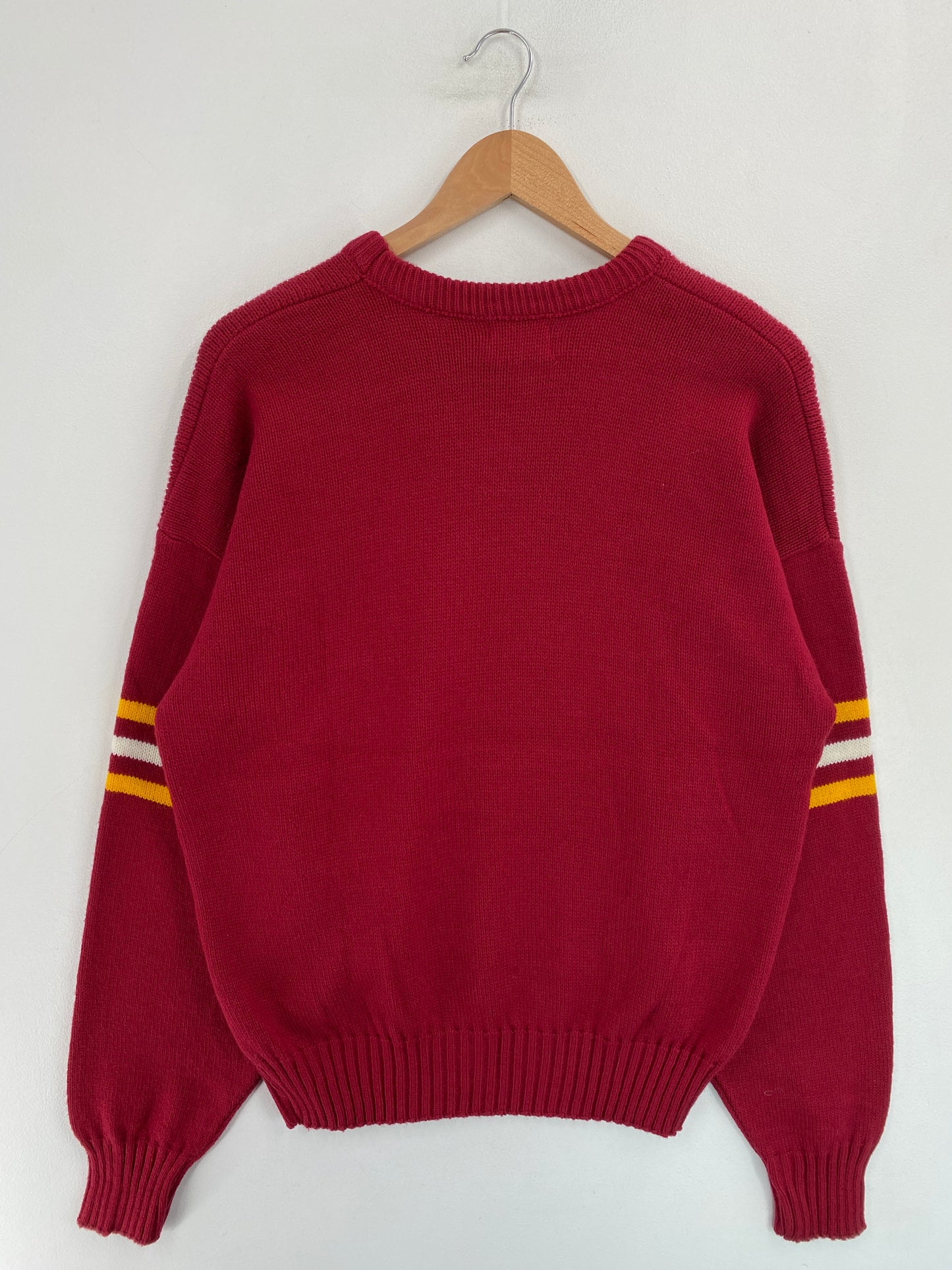 90’s WASHINGTON REDSKINS Made in USA Size XL NFL Knit Sweater / G5296K