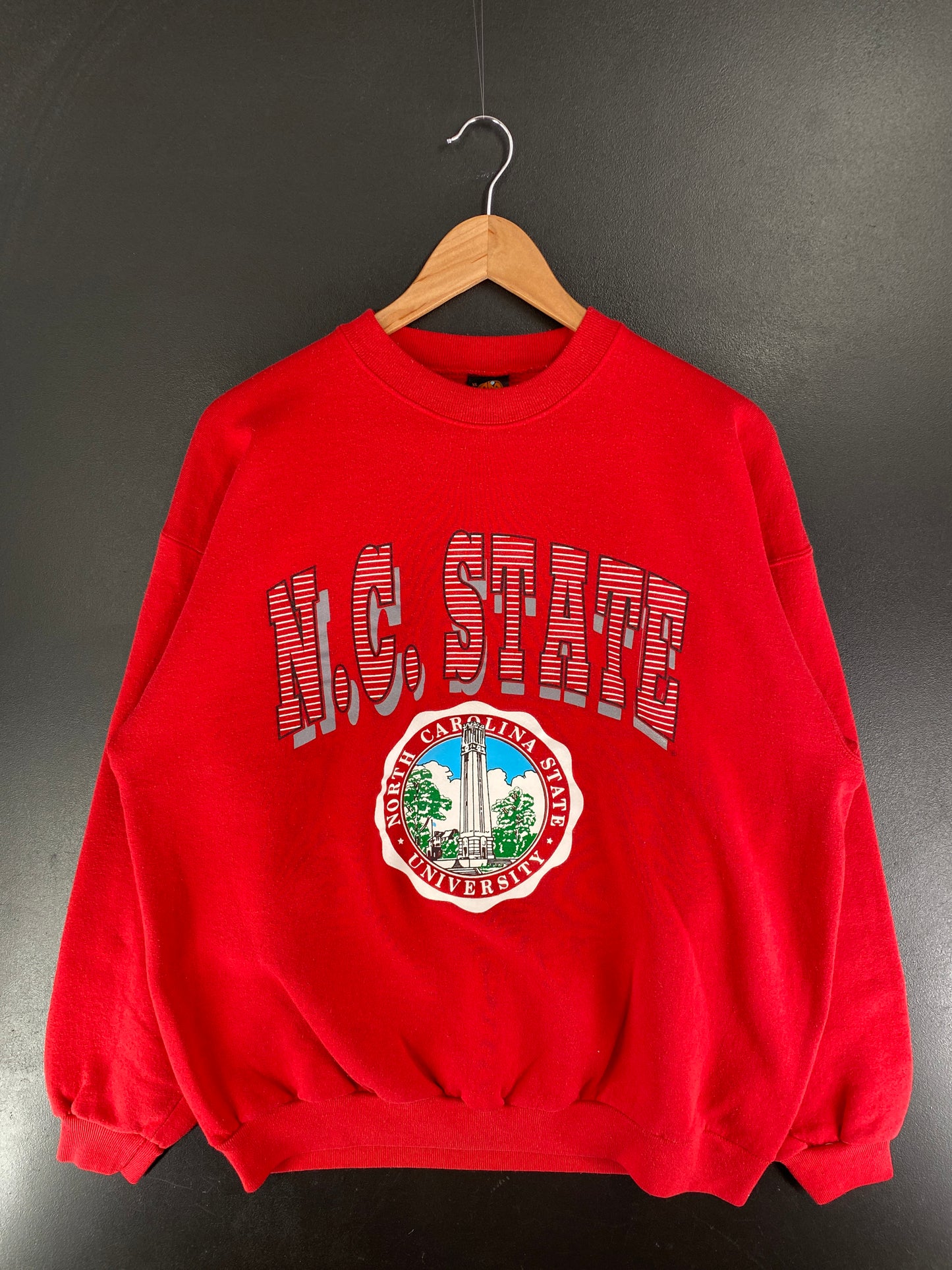 90's N.C.STATE UNIVERSITY Made in USA Size XL Vintage College Sweat-Shirts / G4281S