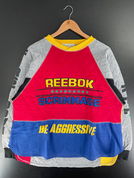 1987 REEBOK SCRIMMAGE Size L Vintage Sweat-shirt / F7608S