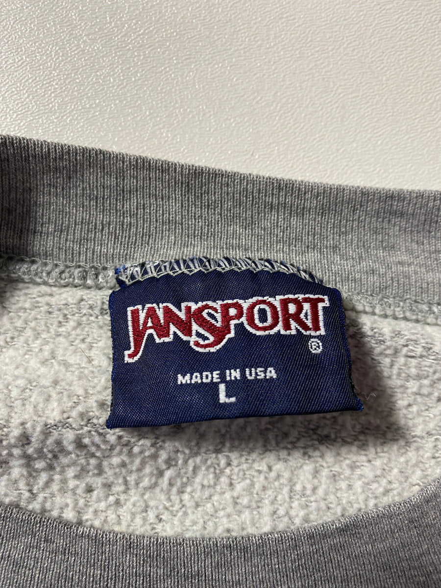 90's JANSPORT x NIU Made in USA Size L Vintage College Sweat-Shirts / F6474S