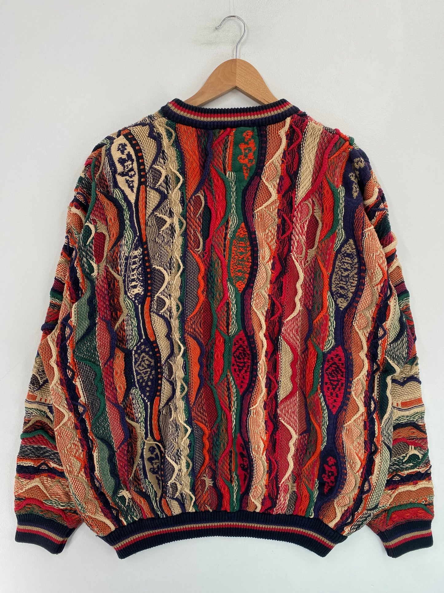 Vintage 3D COOGI-Style Size XXL Knit Sweater / G6500K