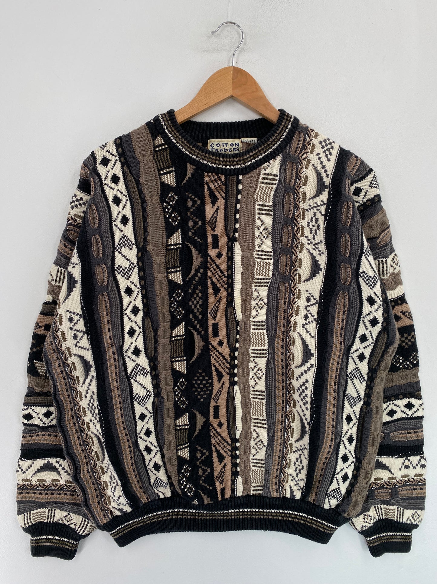 Vintage 3D COOGI-Style Size Approx. M Knit Sweater / G5319K