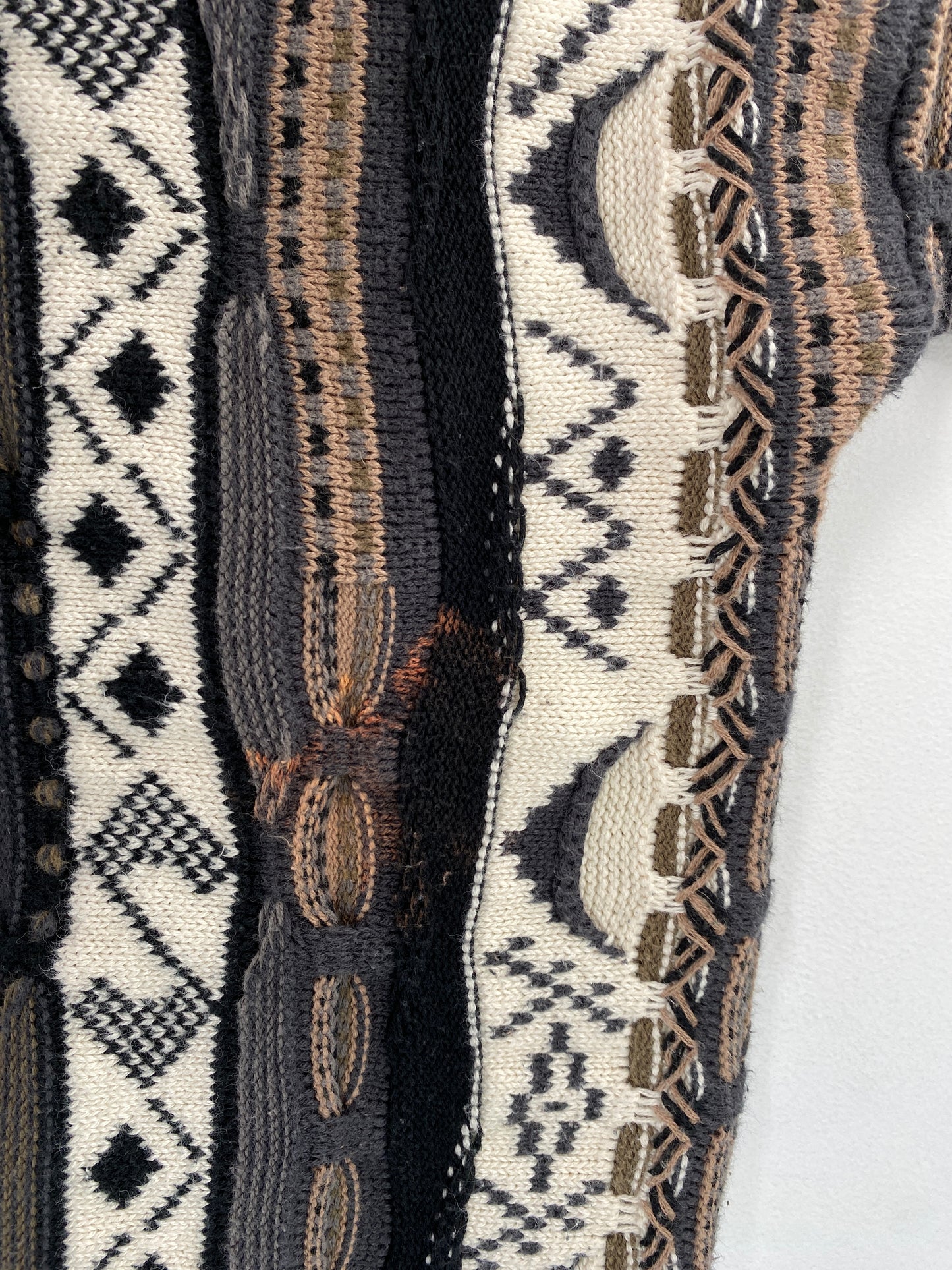 Vintage 3D COOGI-Style Size Approx. M Knit Sweater / G5319K