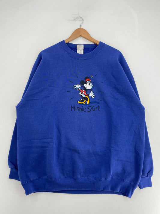 00’ DISNEY MINNIE Size XXL Vintage Sweat-shirt / G2082T