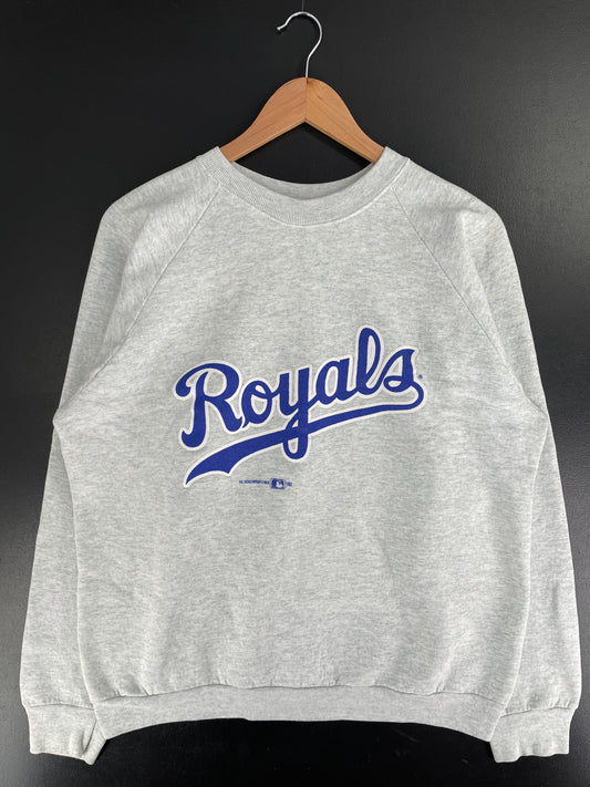 1993 KANSAS CITY ROYALS Made in USA Size XL Vintage MLB Sweat-shirt / F7615S