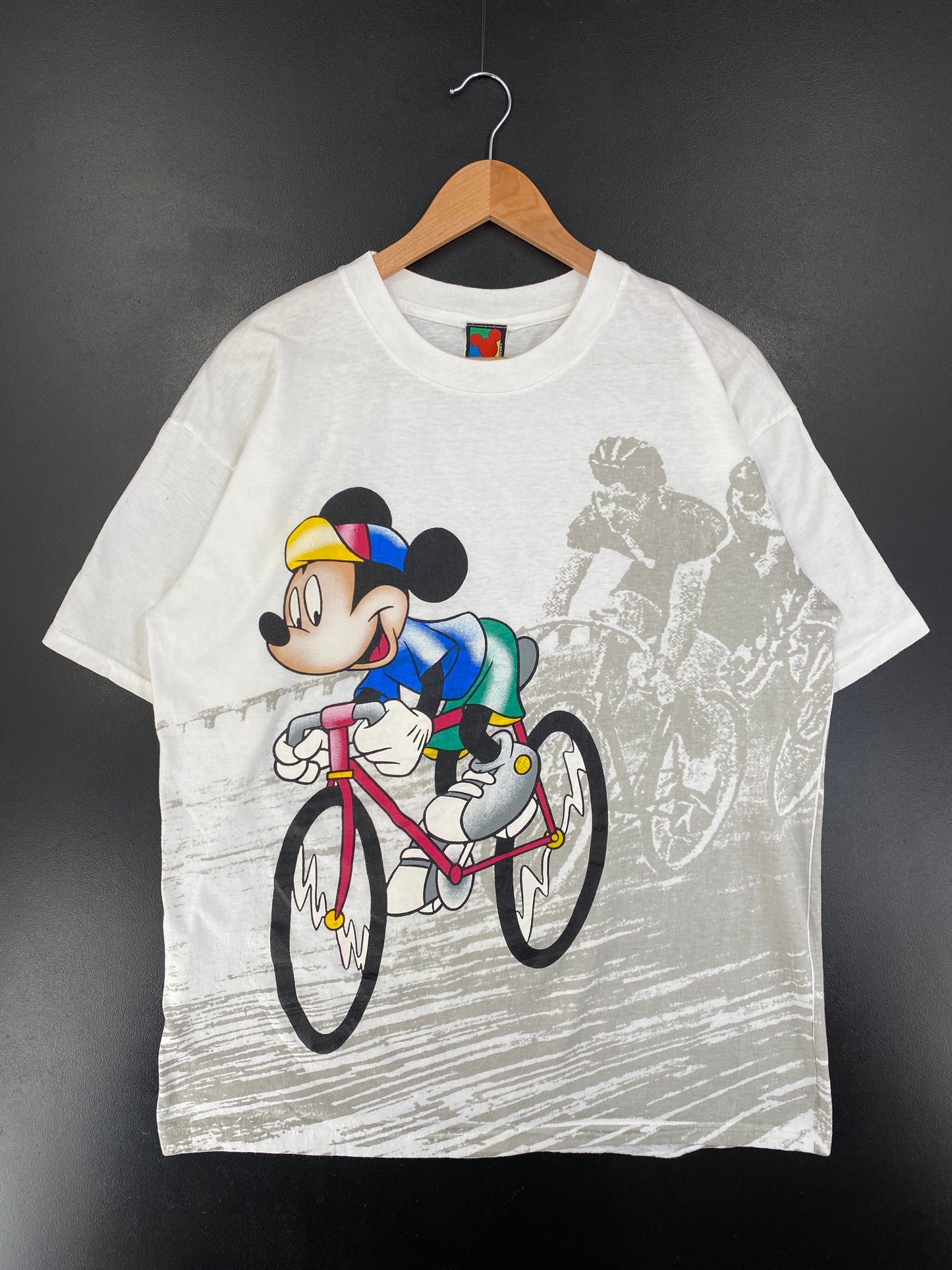 90’s DISNEY MICKEY Size L Vintage T-Shirt / G1458S