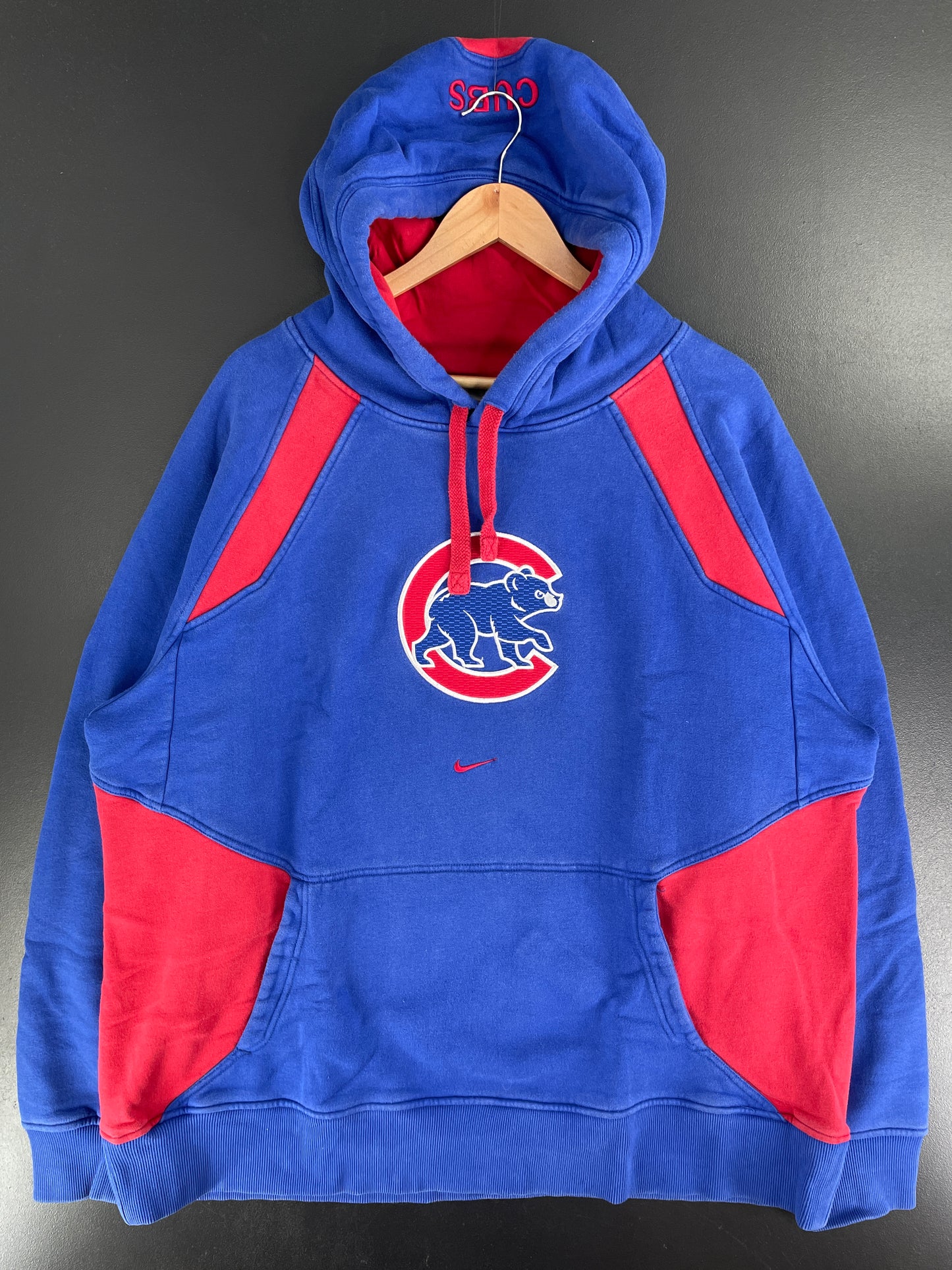 00' NIKE x CHICAGO BEARS Size XL Vintage College NFL Hoodie Sweat-Shirt / F7624S