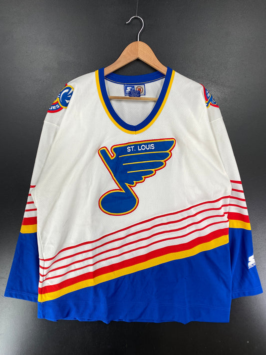 90’s STARTER x ST. LOUIS BLUES Size XL NHL Jersey / G5332S