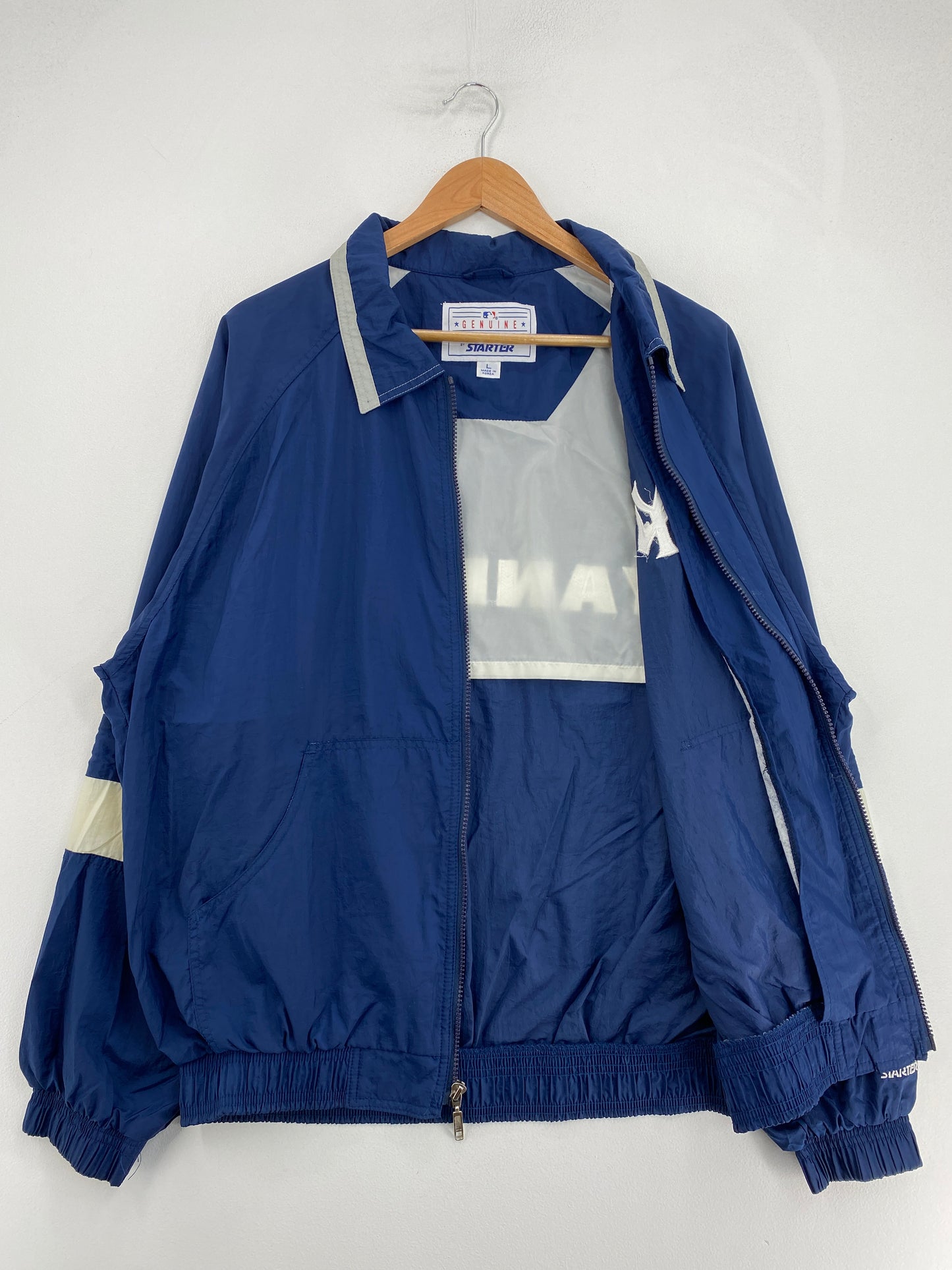 Vintage STARTER x NEW YORK YANKEES Size L Nylon Jacket / G2226N