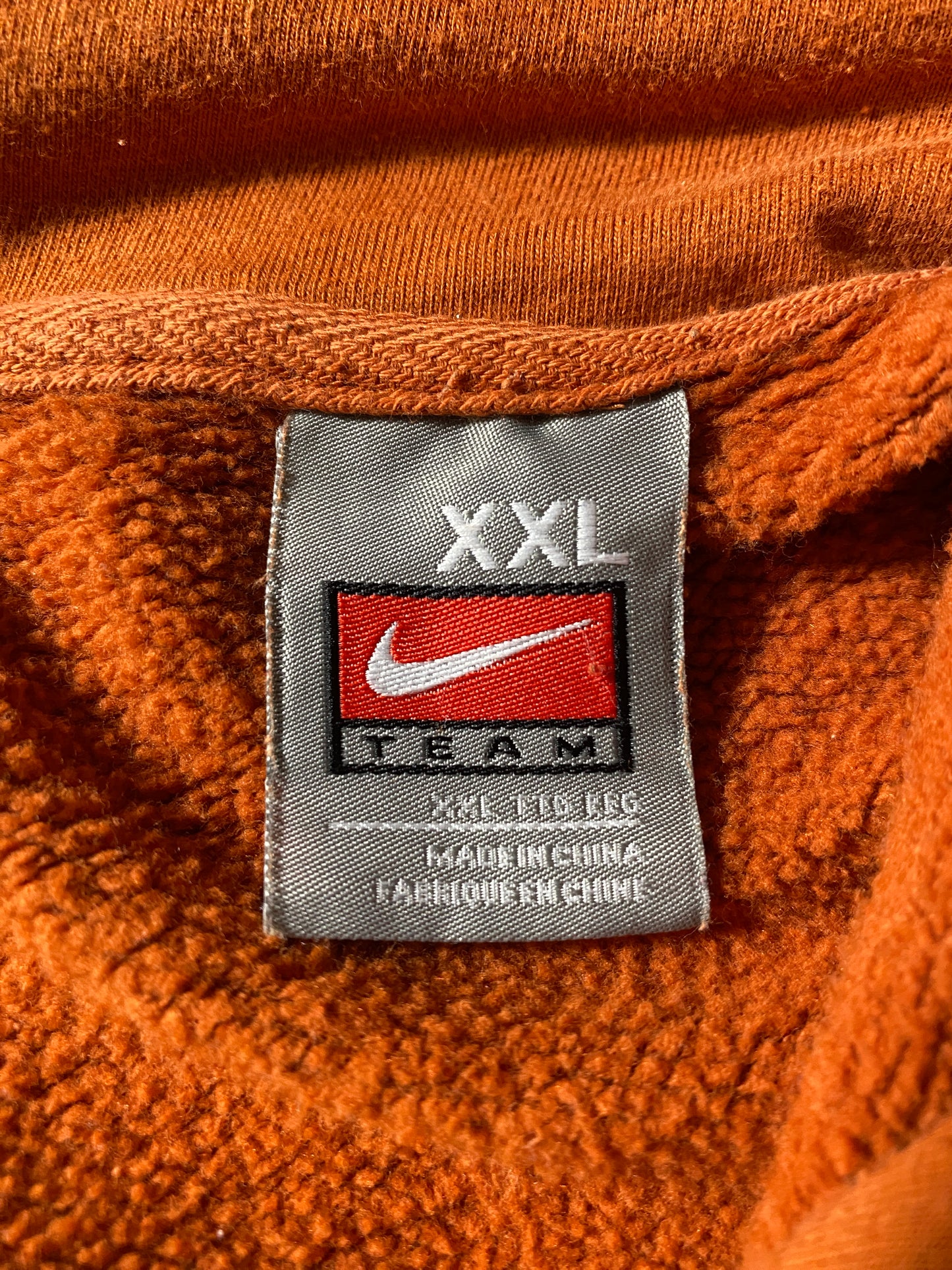 00’ NIKE x TEXAS LONGHORNS Size XXL Hoodie Sweat-Shirt / F6618S