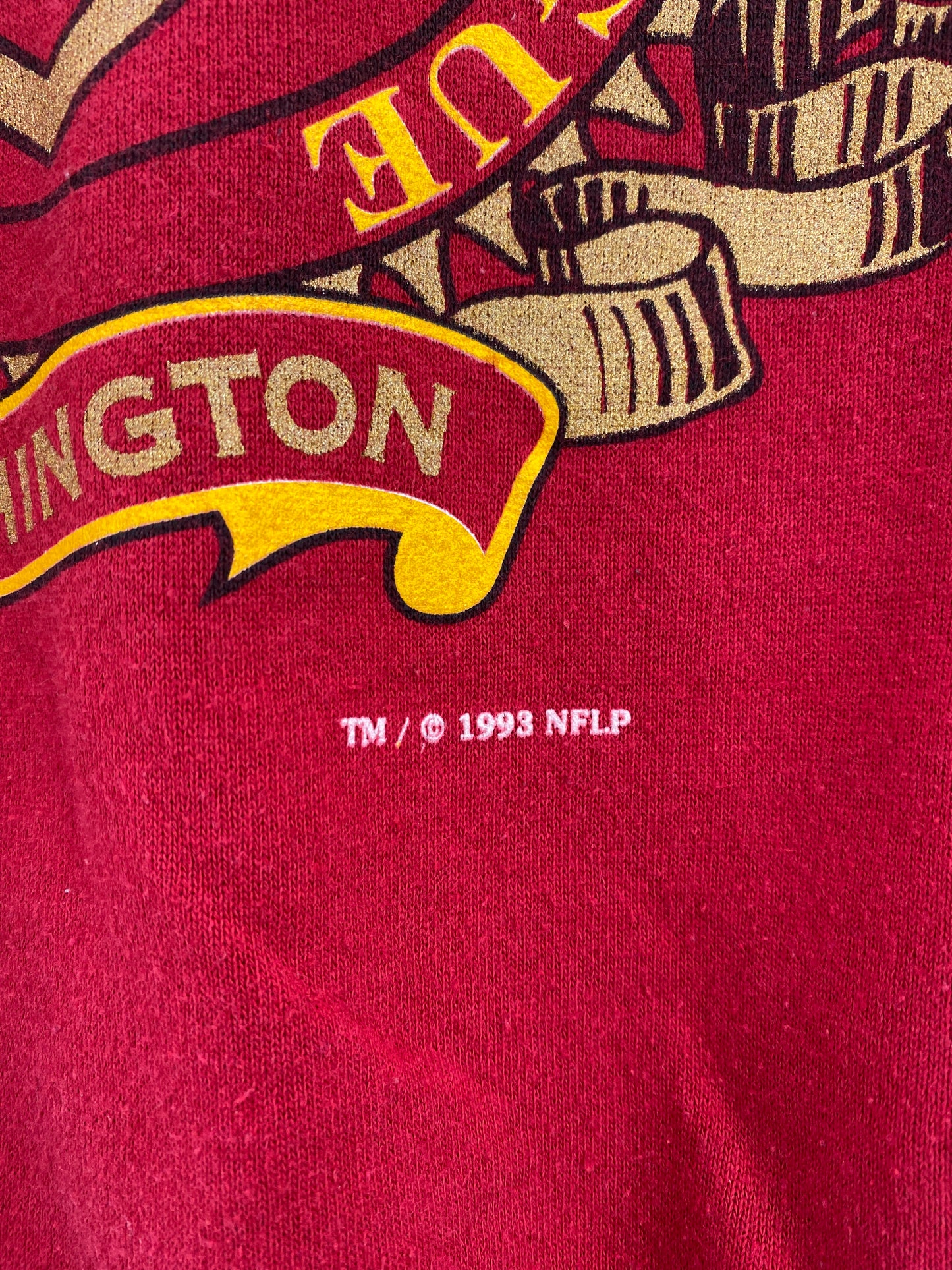 1993 WASHINGTON REDSKINS Made in USA Size XL Vintage NFL Sweat-Shirt / G5356S