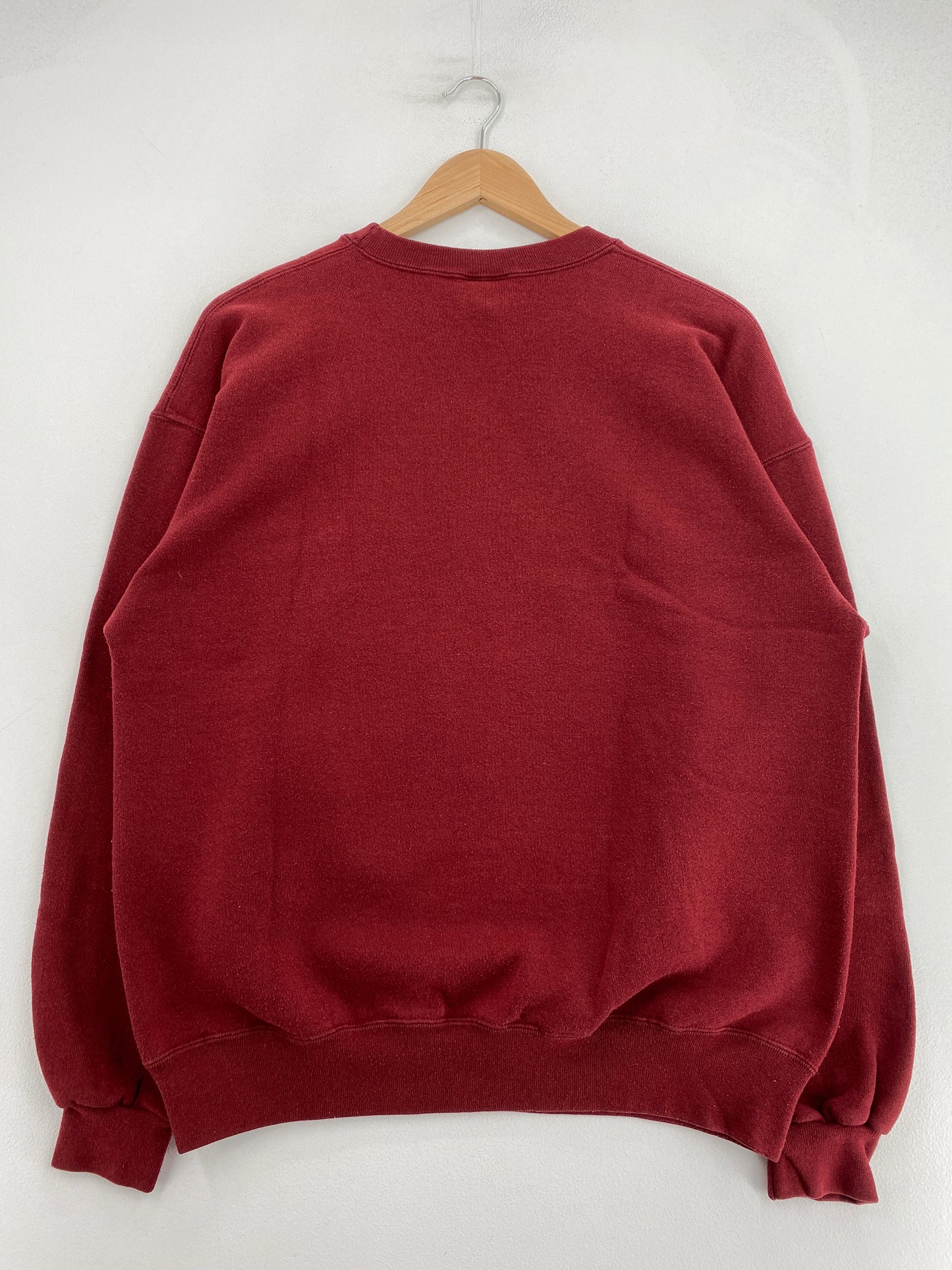 1995 TEXAS VIRGINIA TECH Size L Vintage College Sweat-Shirt / G6132S