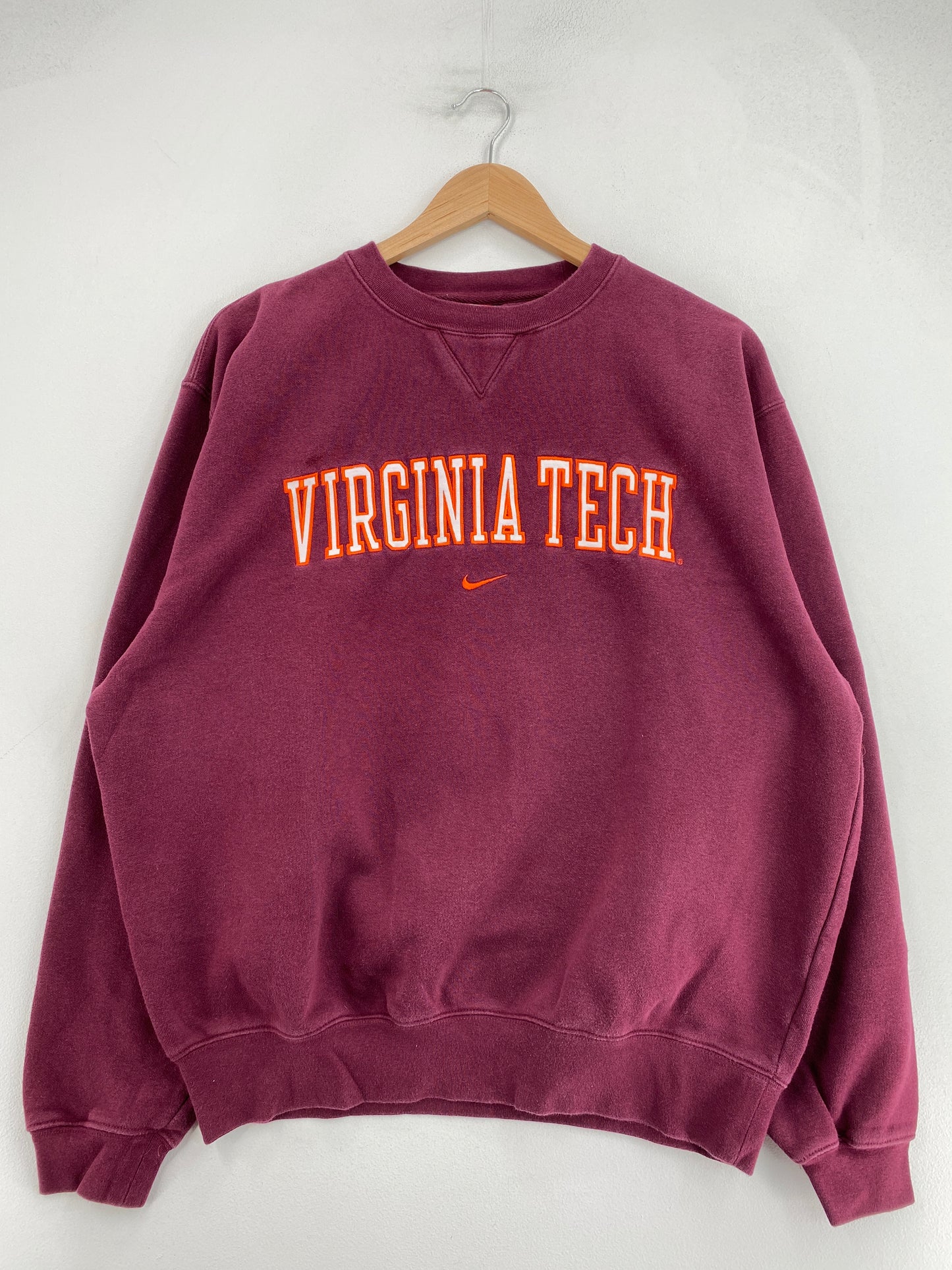 00’ NIKE x VIRGINIA TECH Size M Sweat Shirt / G2353S