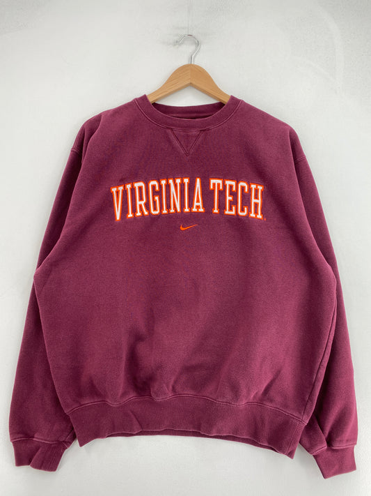 00’ NIKE x VIRGINIA TECH Size M Sweat Shirt / G2353S
