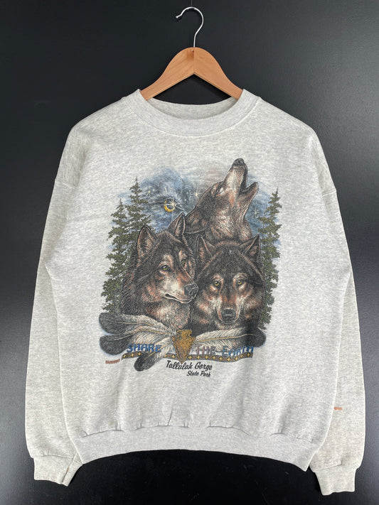 90’s WOLF Size XL Vintage Animal Sweat-shirt / G5569S
