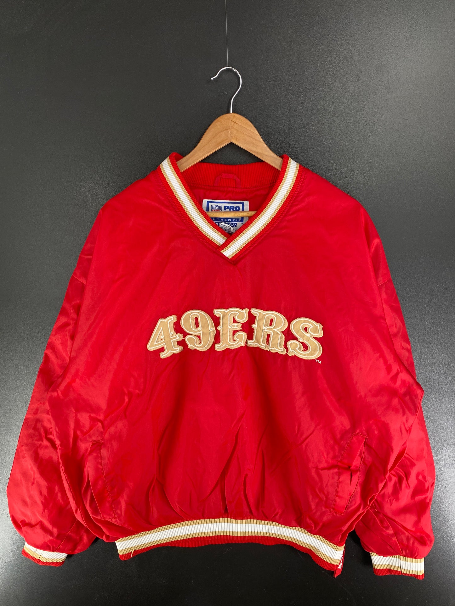 90’s STARTER x SAN FRANCISCO 49ERS Size XL NFL Nylon Jacket / F6664N