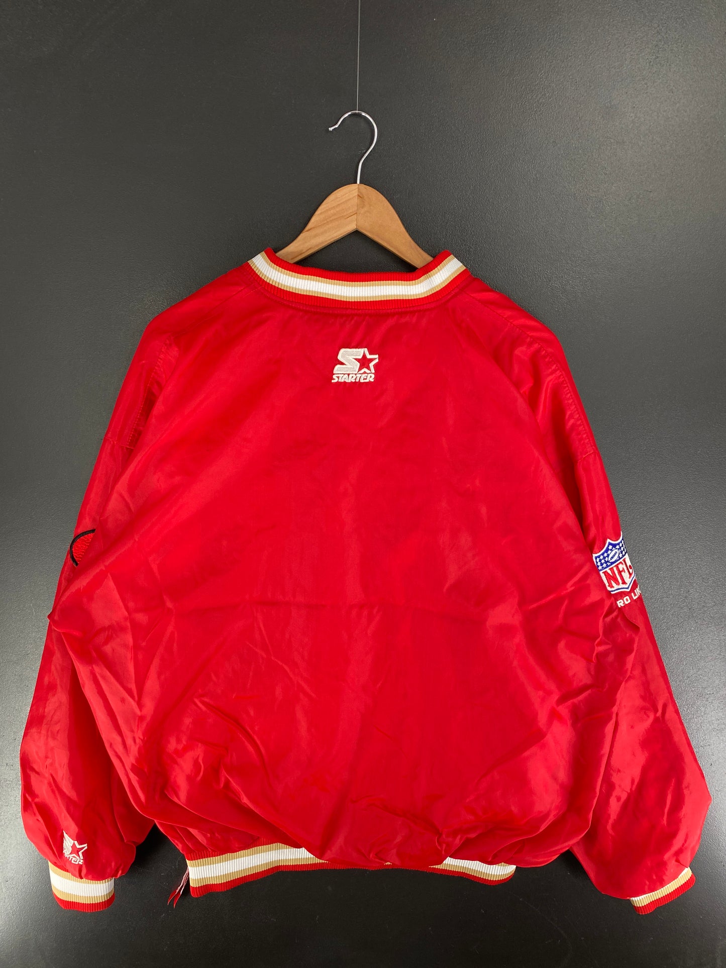 90’s STARTER x SAN FRANCISCO 49ERS Size XL NFL Nylon Jacket / F6664N