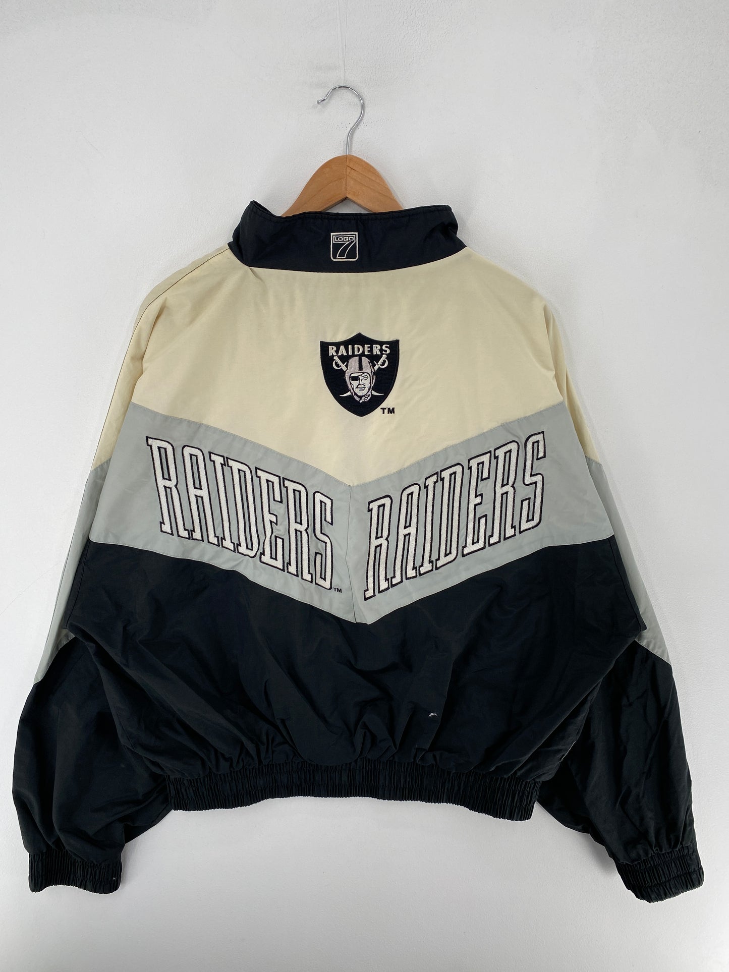 90’s RAIDERS Size XL NFL Nylon Jacket / F6662N